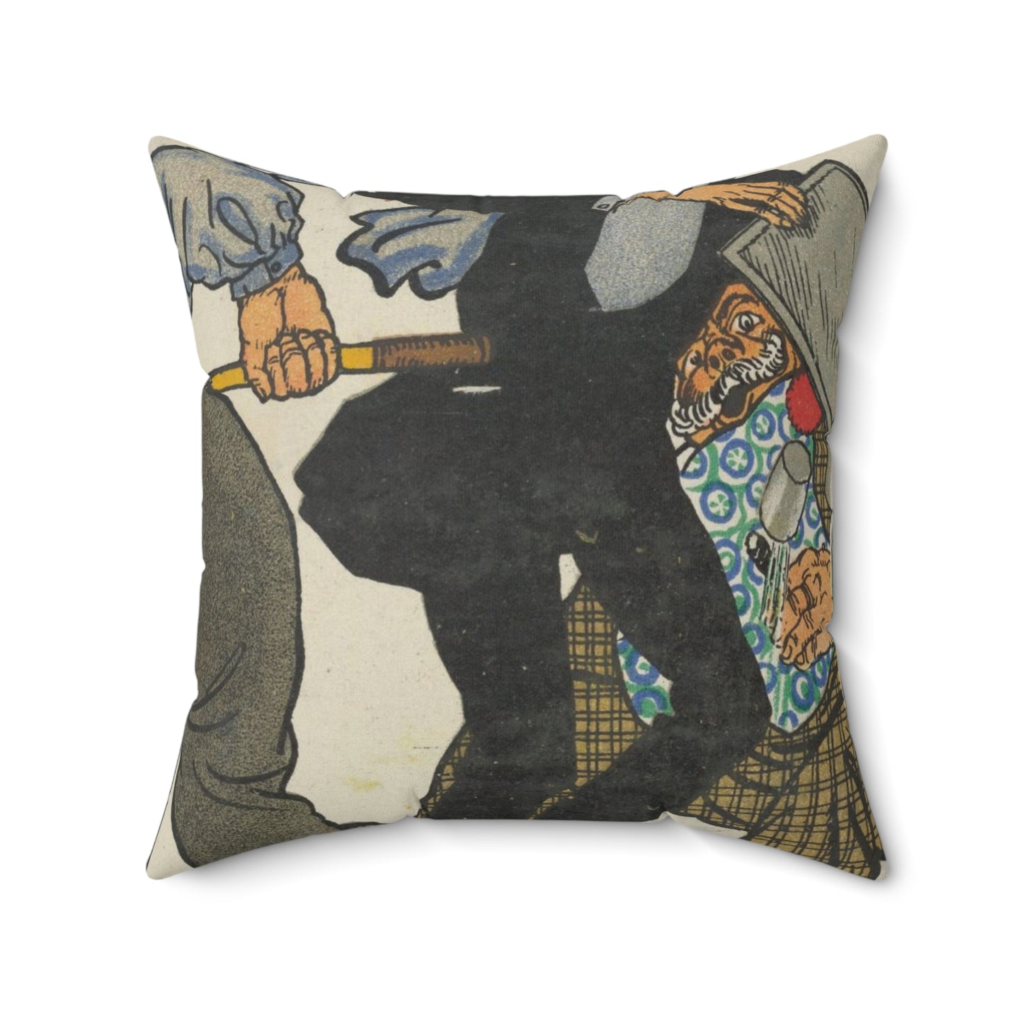 Viennese Café: Carambole (Wiener Café: Carabol) Decorative Accent Square Pillow