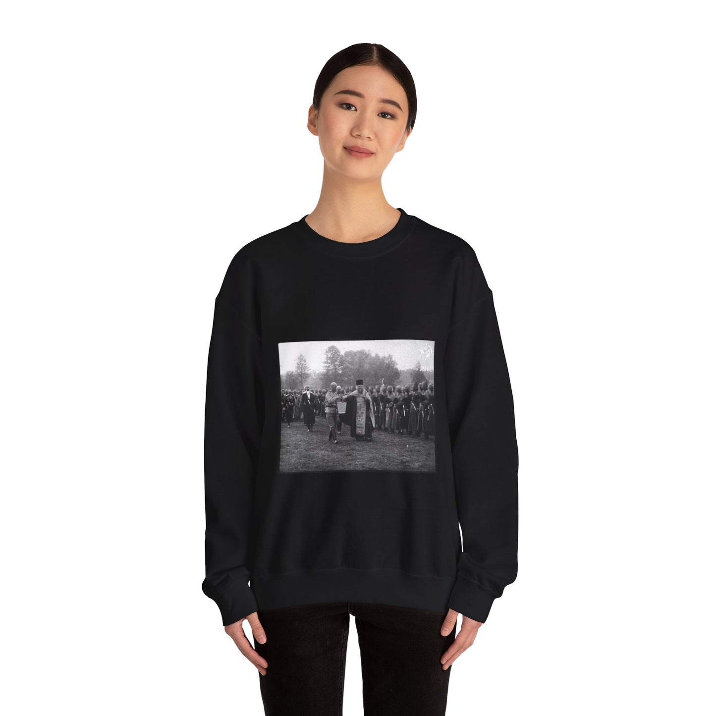 Holy Russia (1916), Russian Empire Black Heavy Blend Adult Crew Neck SweatShirt