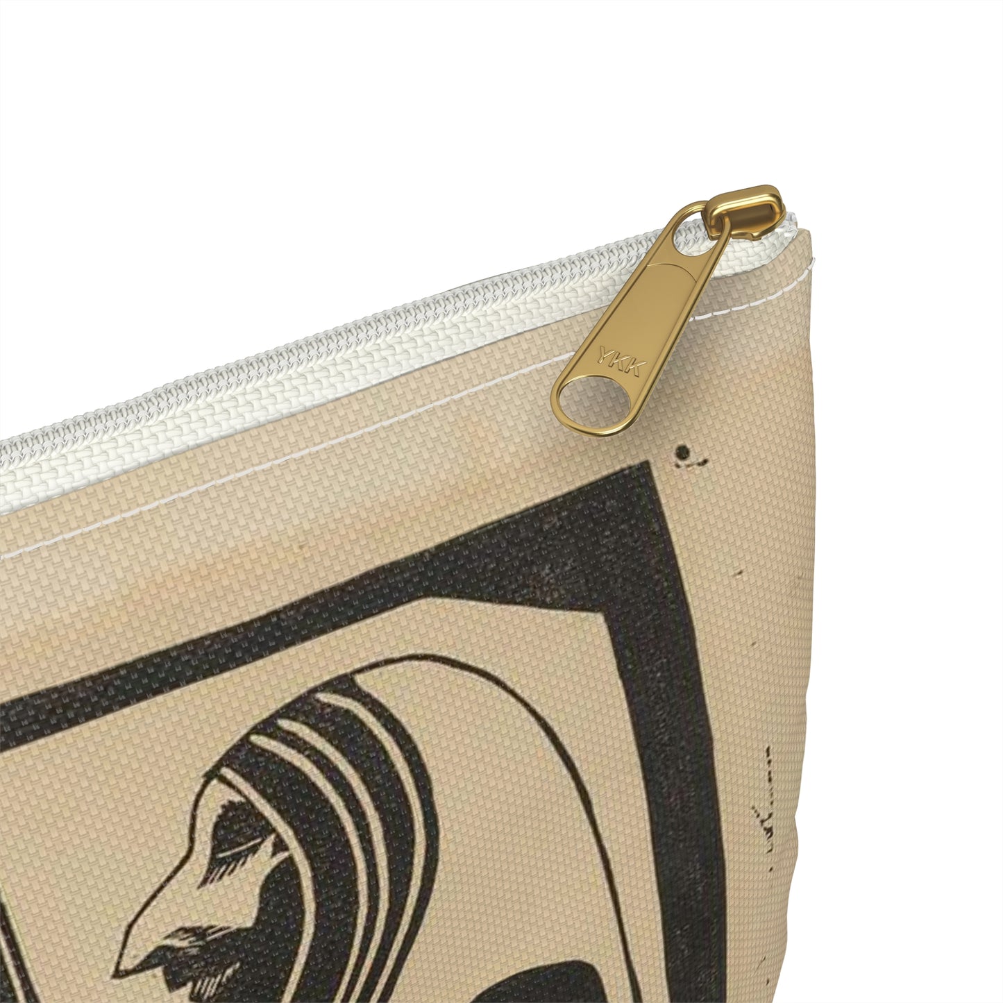 Samuel Jessurun de Mesquita - Entre ces trois mon coeur balance Large Organizer Pouch with Black Zipper