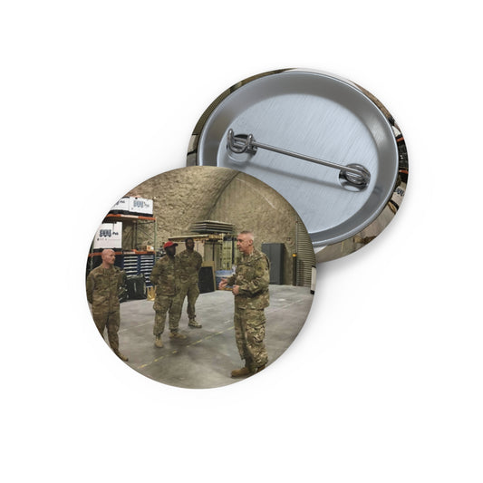Maj. Gen. John P. Sullivan, commanding general of the Pin Buttons with Crisp Design