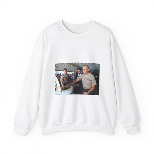 Lieutenant Colonel Brian S. Middleton, commanding officer White Heavy Blend Adult Crew Neck SweatShirt