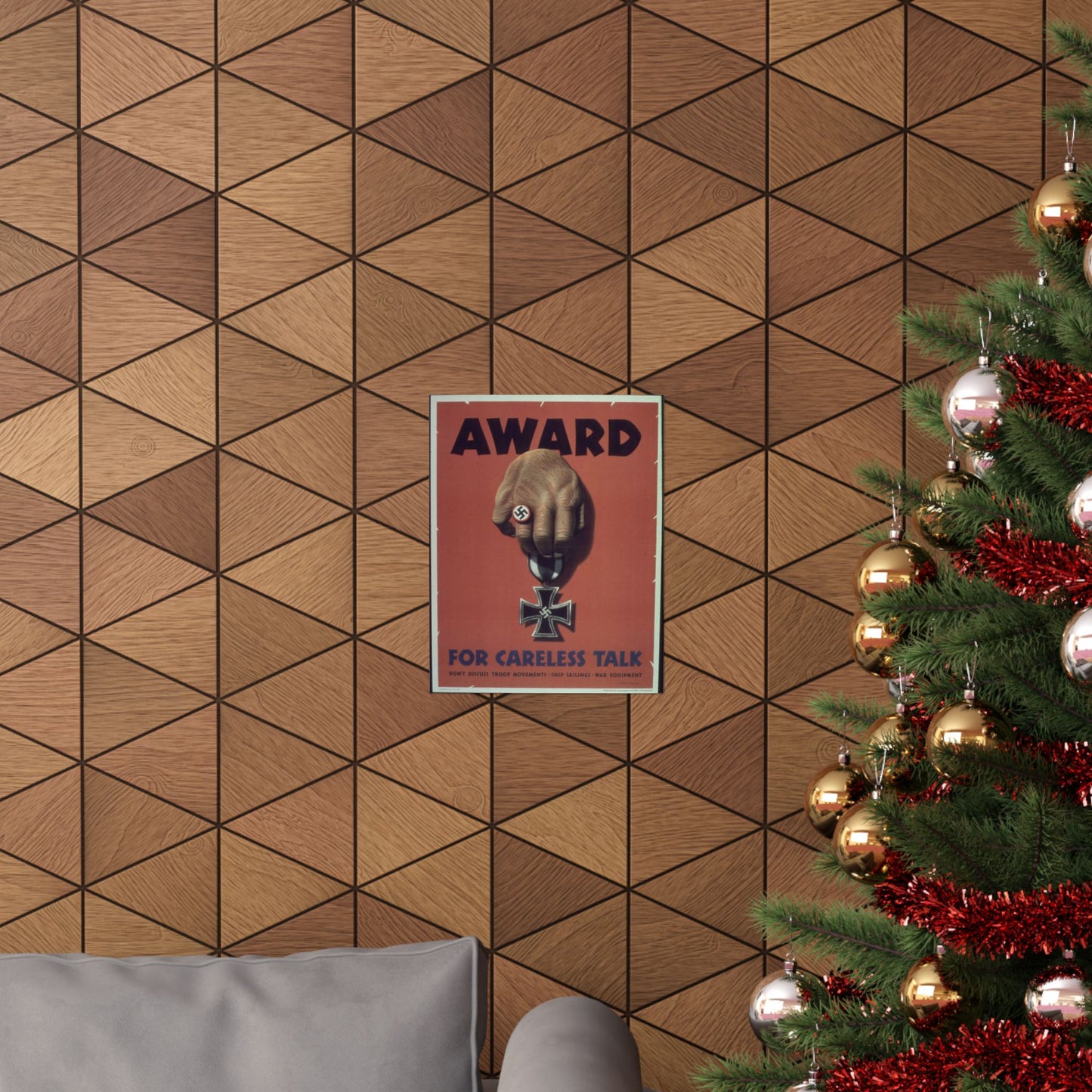 "Award for careless talk" - NARA - 513602 High Quality Matte Wall Art Poster for Home, Office, Classroom