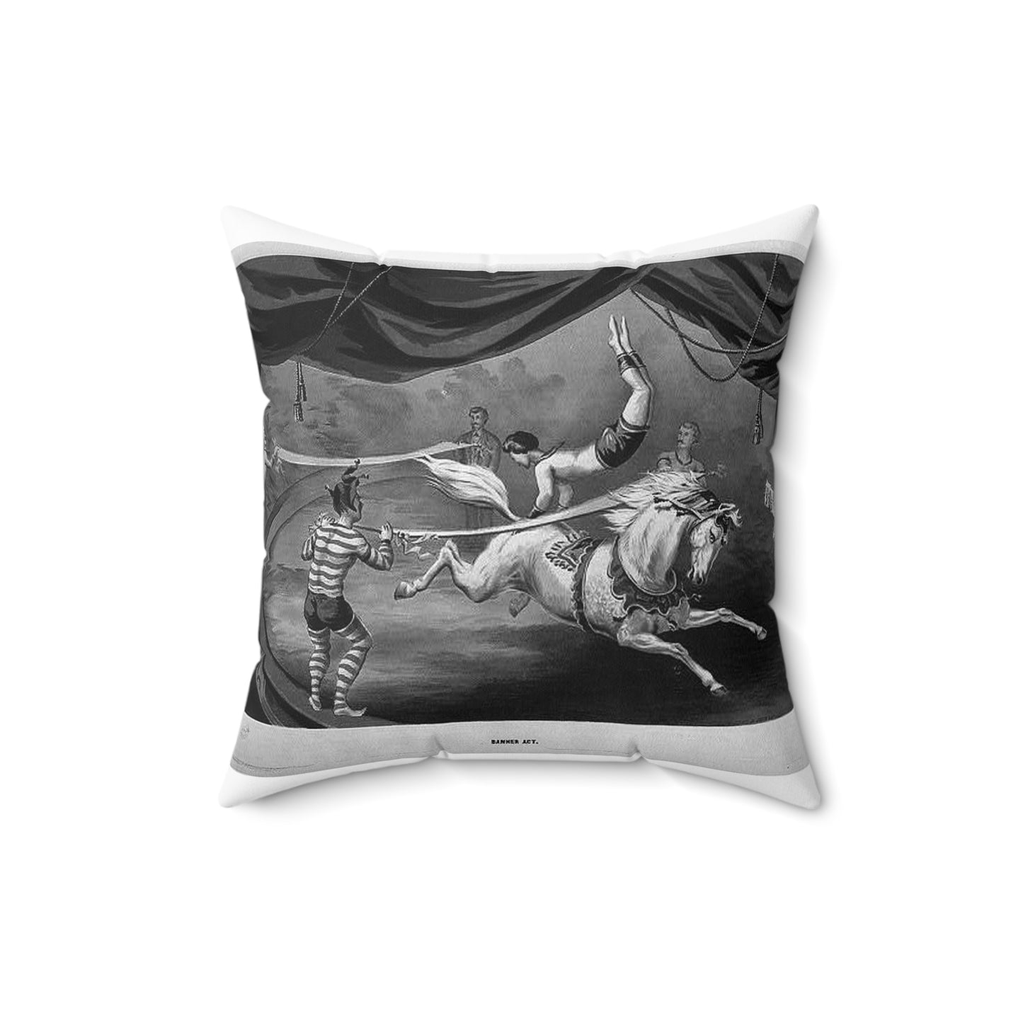 Banner act - Print, Library of Congress collection Decorative Accent Square Pillow