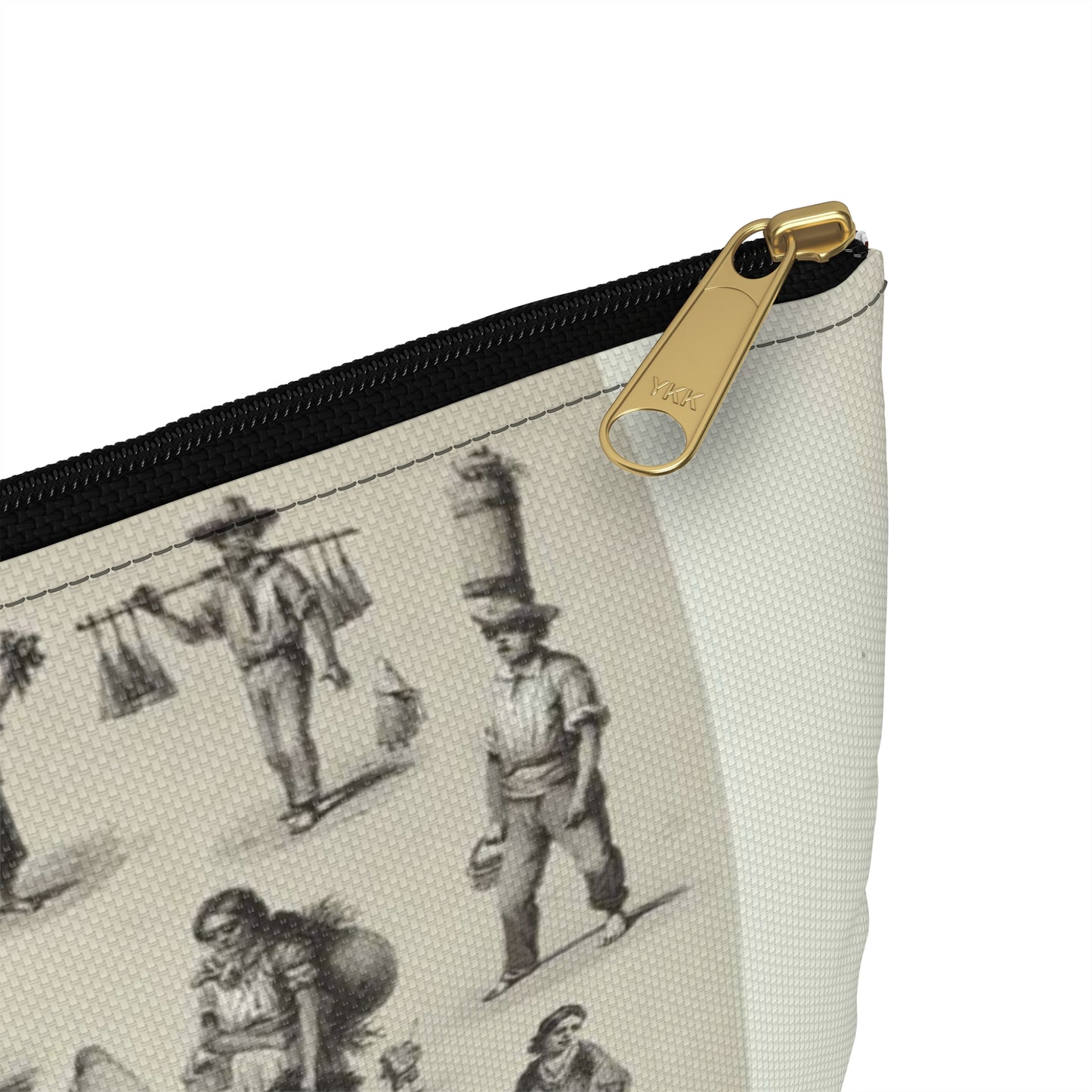 Trajes mexicanos = Costumes mexicains = Mexican dresses. Large Organizer Pouch with Black Zipper