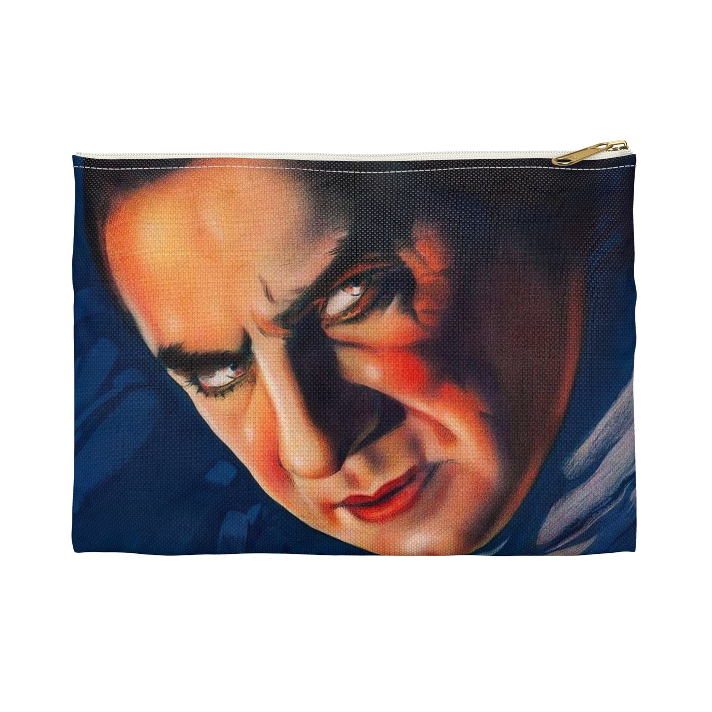 Dracula (1931 film poster - Style A) Large Organizer Pouch with Black Zipper