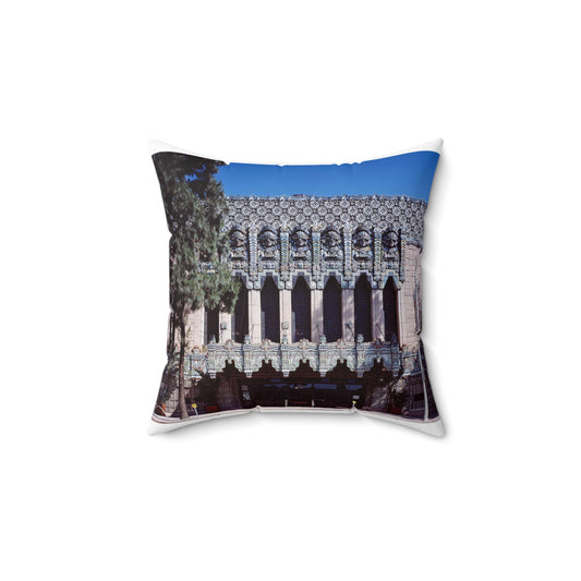 Photographs of buildings in Los Angeles, California and the surrounding area Decorative Accent Square Pillow