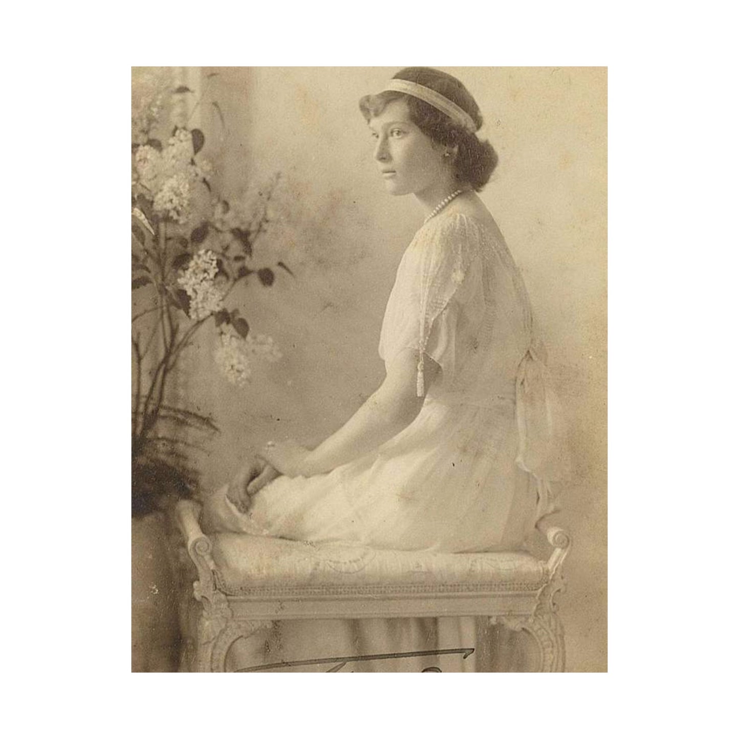 Tatyana Nikolaevna 1914 - Public domain portrait print High Quality Matte Wall Art Poster for Home, Office, Classroom