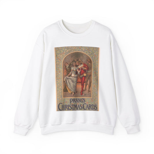 Prang's Christmas cards - Print, Library of Congress collection White Heavy Blend Adult Crew Neck SweatShirt