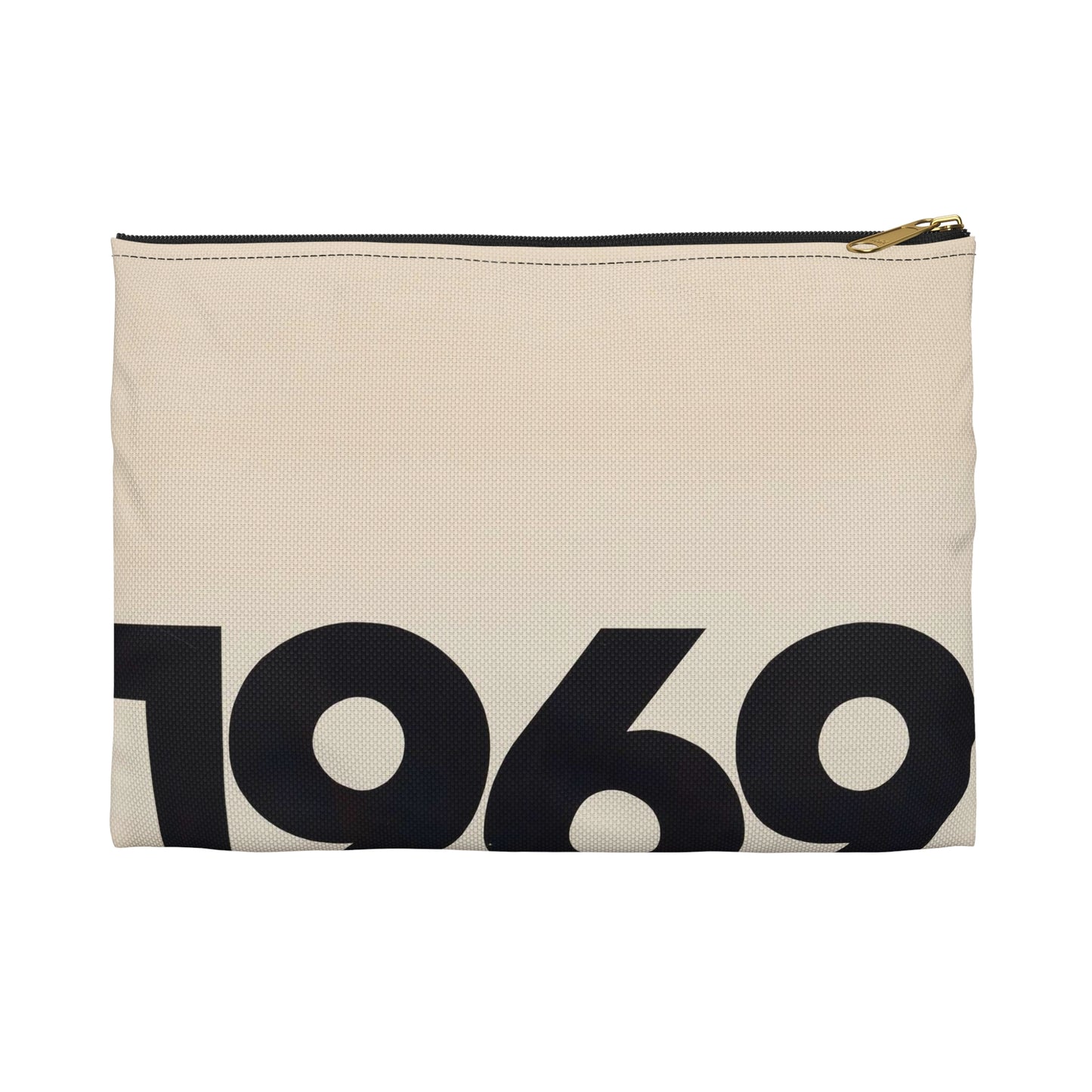 1969 - Print, Library of Congress collection Large Organizer Pouch with Black Zipper