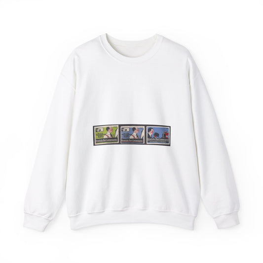 Leon Amar - Deutsche Hut Compagnie White Heavy Blend Adult Crew Neck SweatShirt