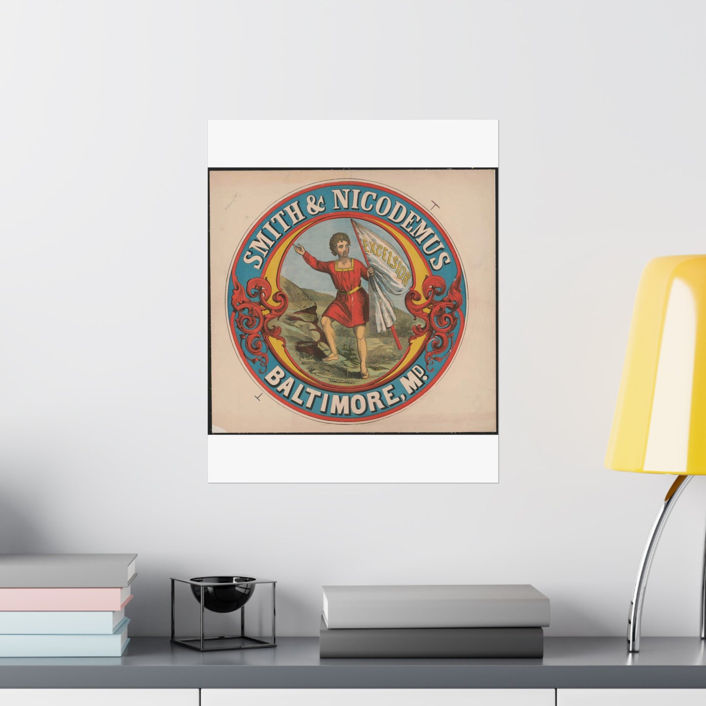 Smith & Nicodemus, Baltimore, MD High Quality Matte Wall Art Poster for Home, Office, Classroom