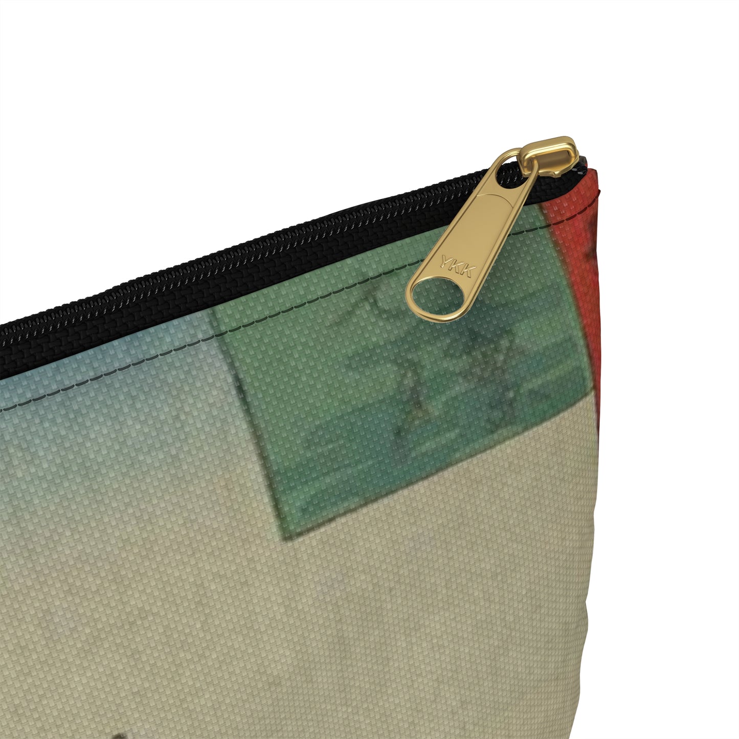 Gajō icchō, Ando Hiroshige - Public domain portrait drawing  Large Organizer Pouch with Black Zipper