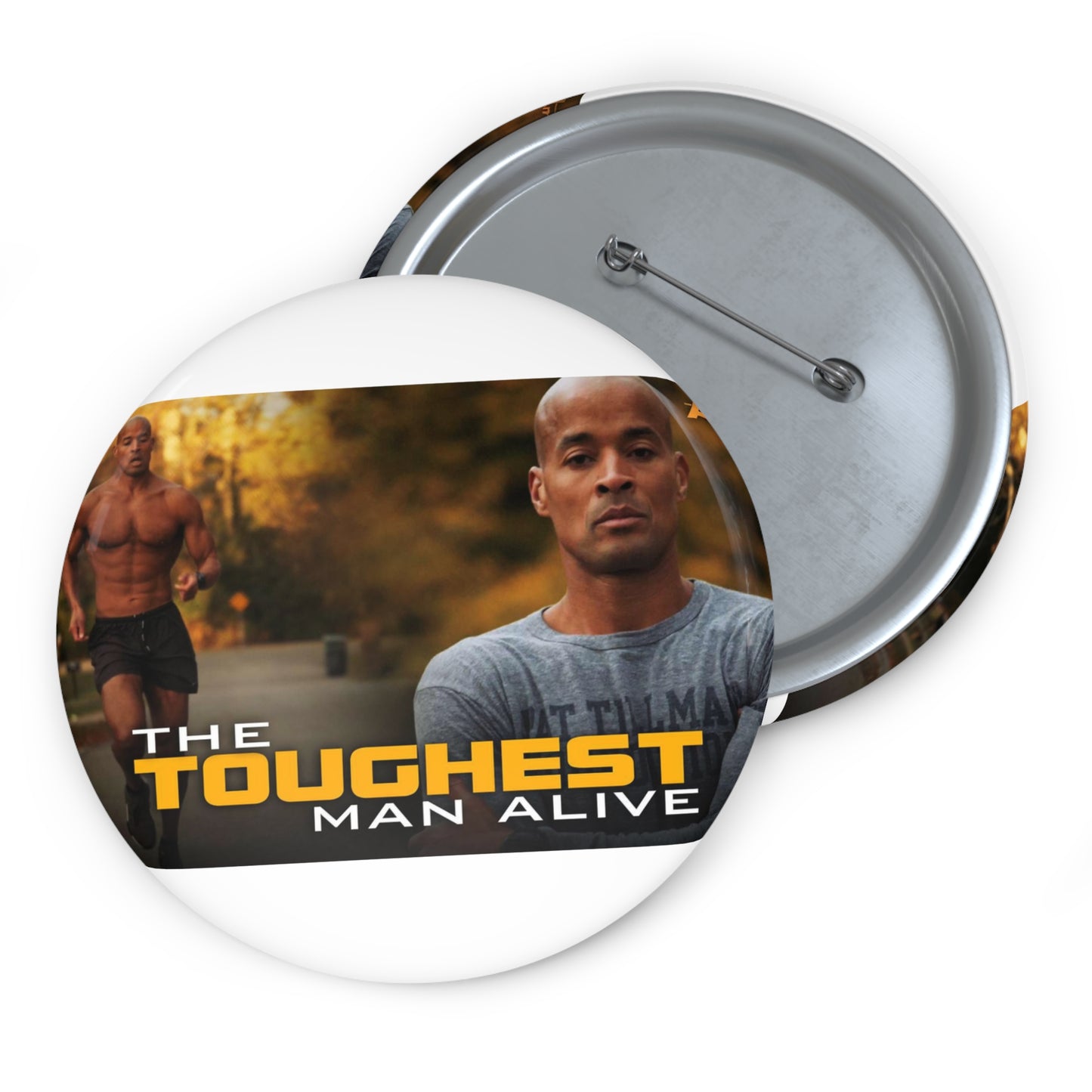 The Toughest Man Alive - The toughest man alive poster Pin Buttons with Crisp Design