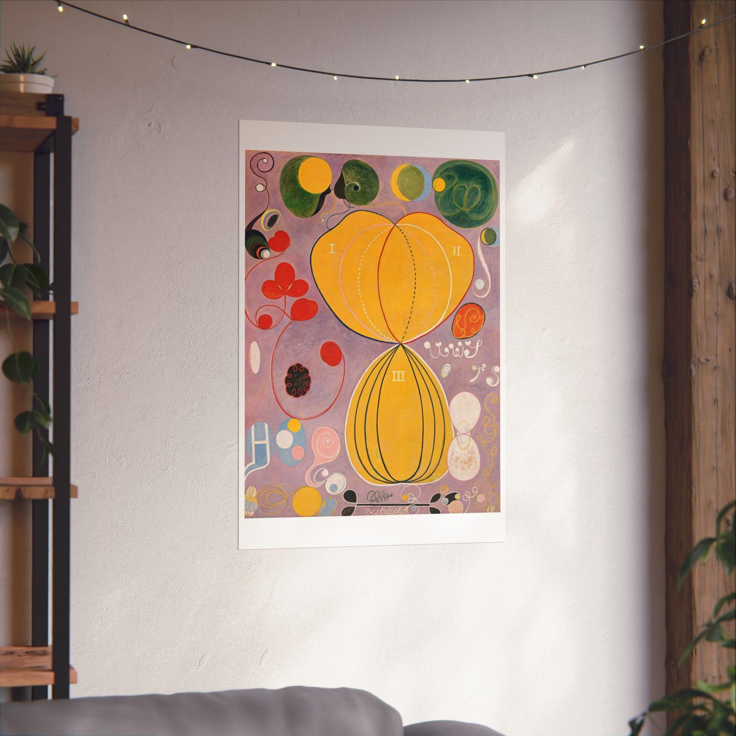 Hilma af Klint - The Ten Largest No. 7 - Adulthood - 1907 High Quality Matte Wall Art Poster for Home, Office, Classroom