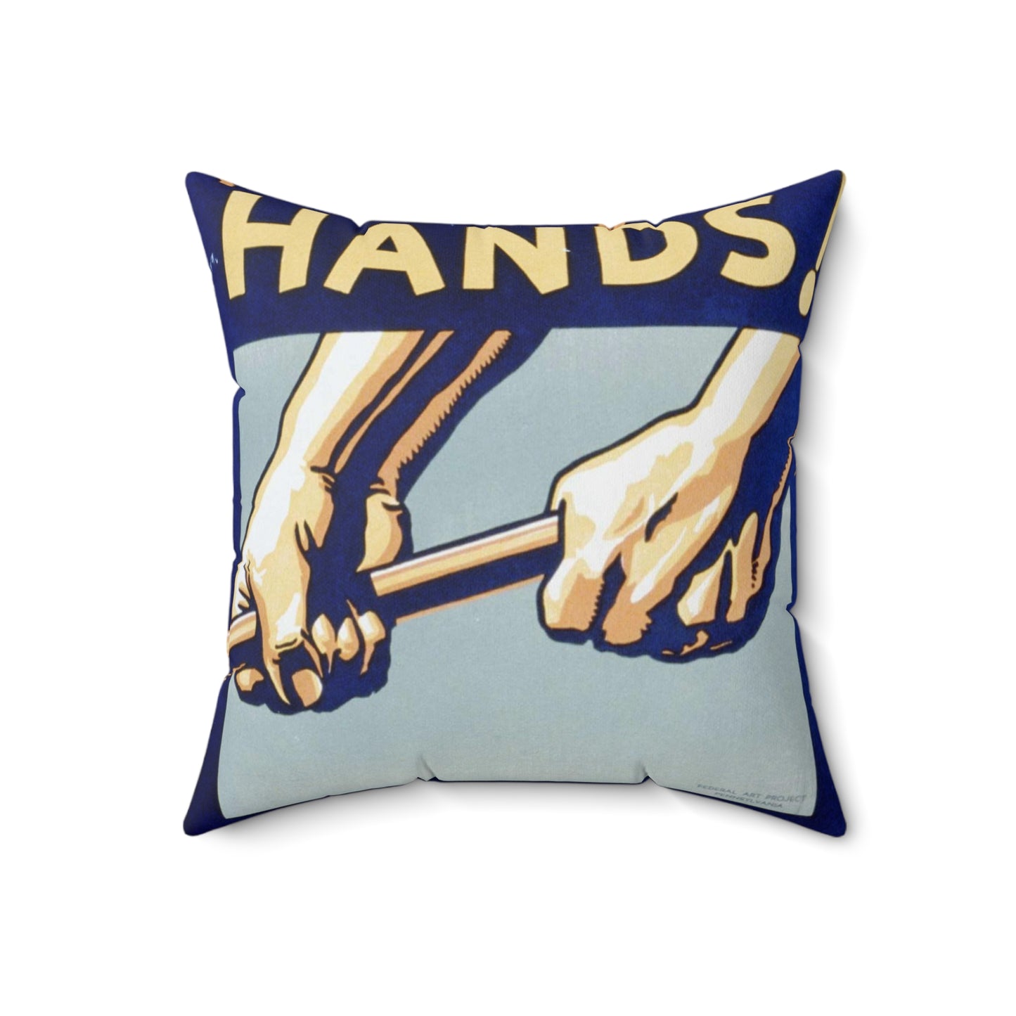 Protect your hands! You work with them. Decorative Accent Square Pillow