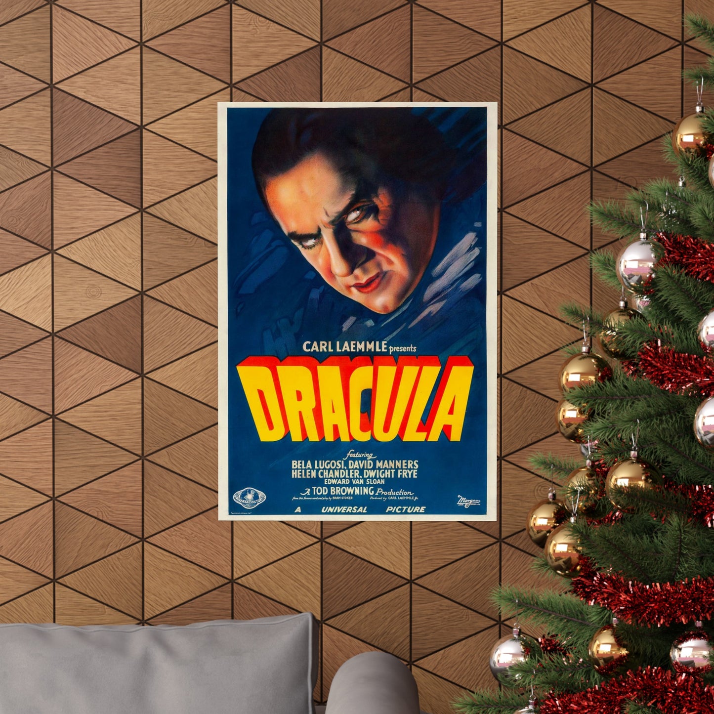 Dracula (1931 film poster - Style A) High Quality Matte Wall Art Poster for Home, Office, Classroom