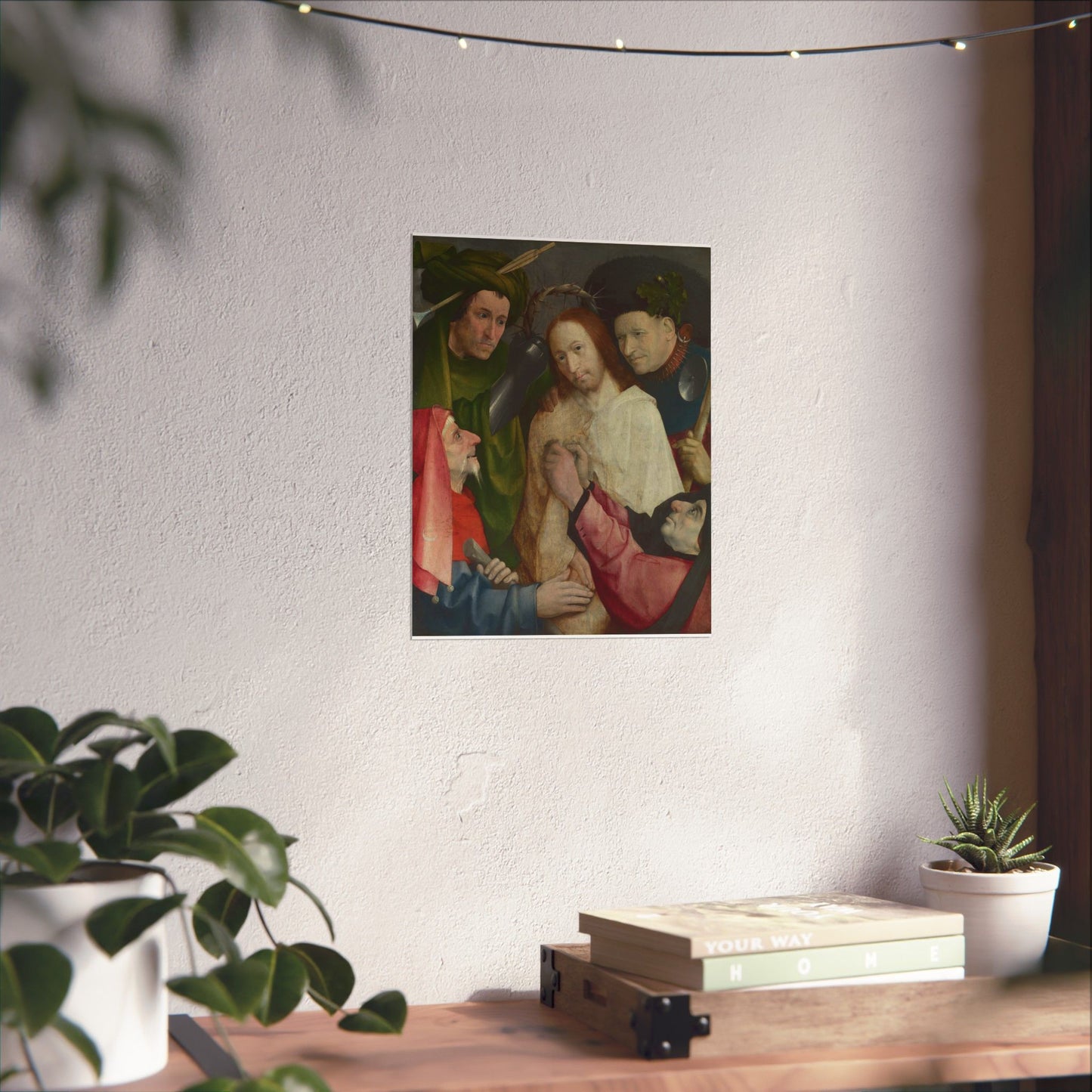 Hieronymus Bosch - Christ Mocked (The Crowning with Thorns) - Google Art Project High Quality Matte Wall Art Poster for Home, Office, Classroom