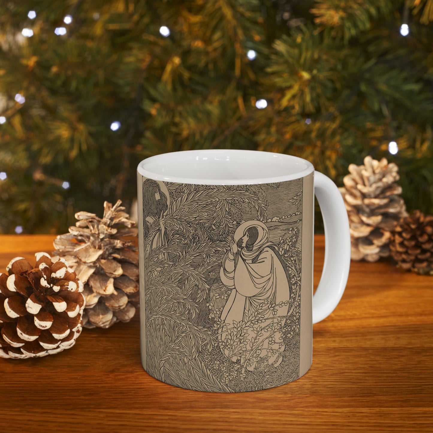 Rabboni., Art Nouveau poster - Art nouveau public domain poster - Art nouveau public domain image Beautiful Novelty Ceramic Coffee Mug 11oz