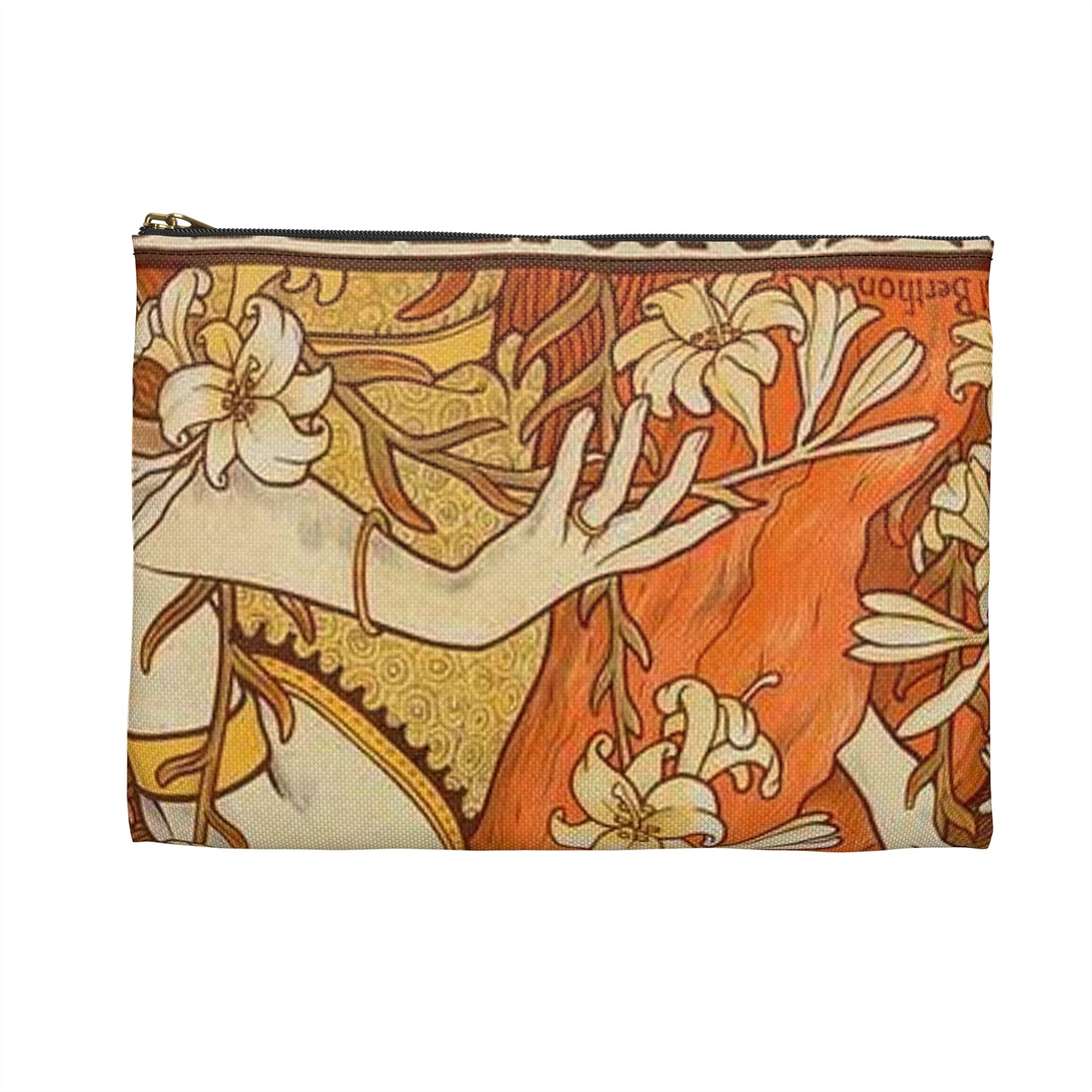 Paul Emile Berthon - Affiche pour la Revue "l'Érmitage. Large Organizer Pouch with Black Zipper