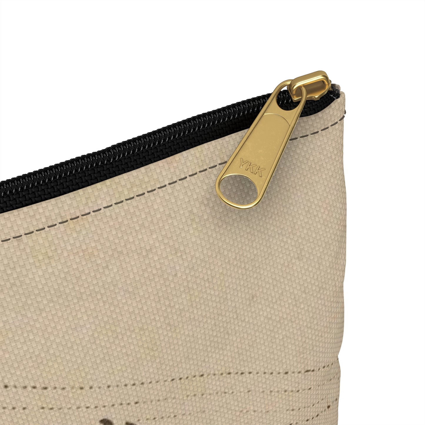 Lilien Daniel - Art nouveau public domain image Large Organizer Pouch with Black Zipper