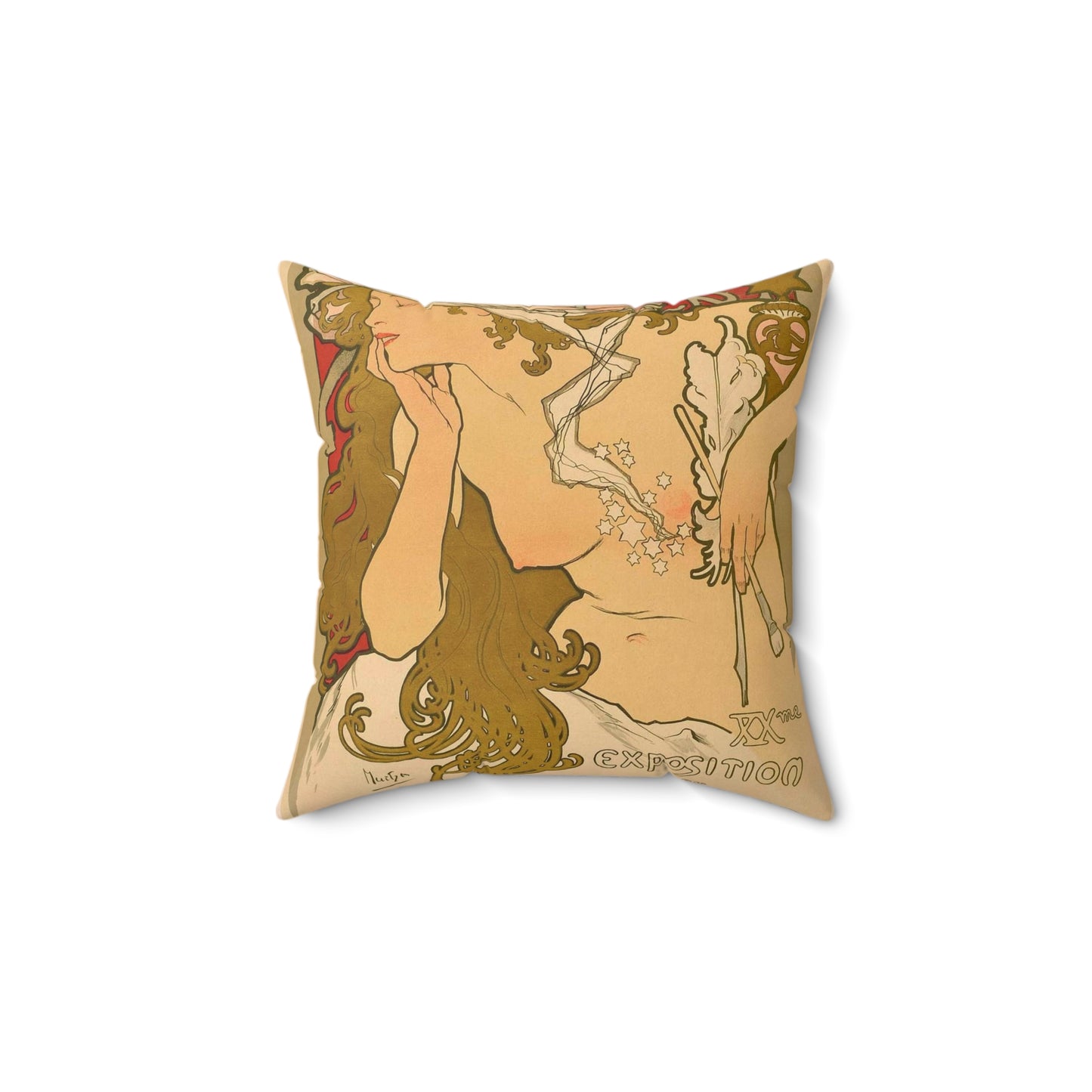 Salon des Cent (20) - mars 1896 Decorative Accent Square Pillow