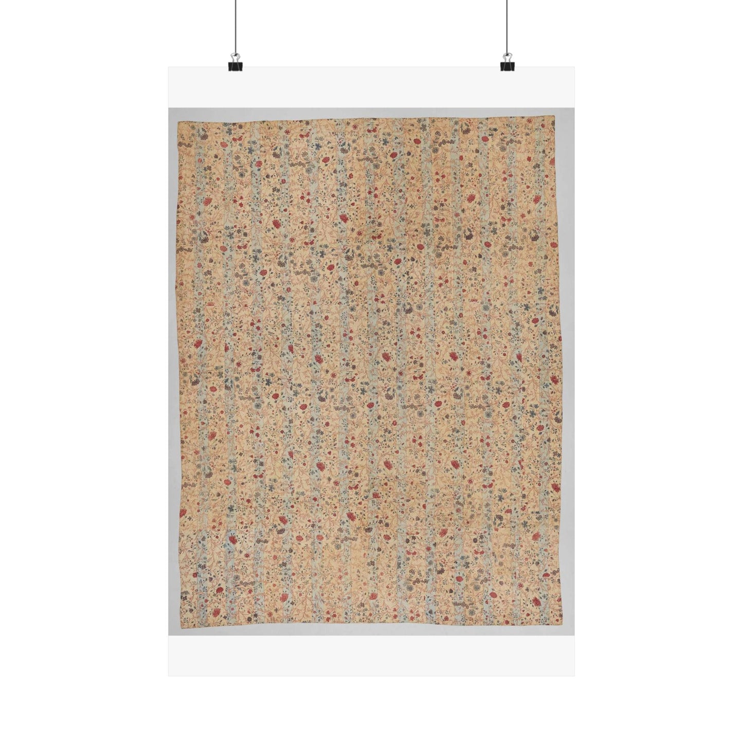 Doorgestikte sitsen sprei, France High Quality Matte Wall Art Poster for Home, Office, Classroom