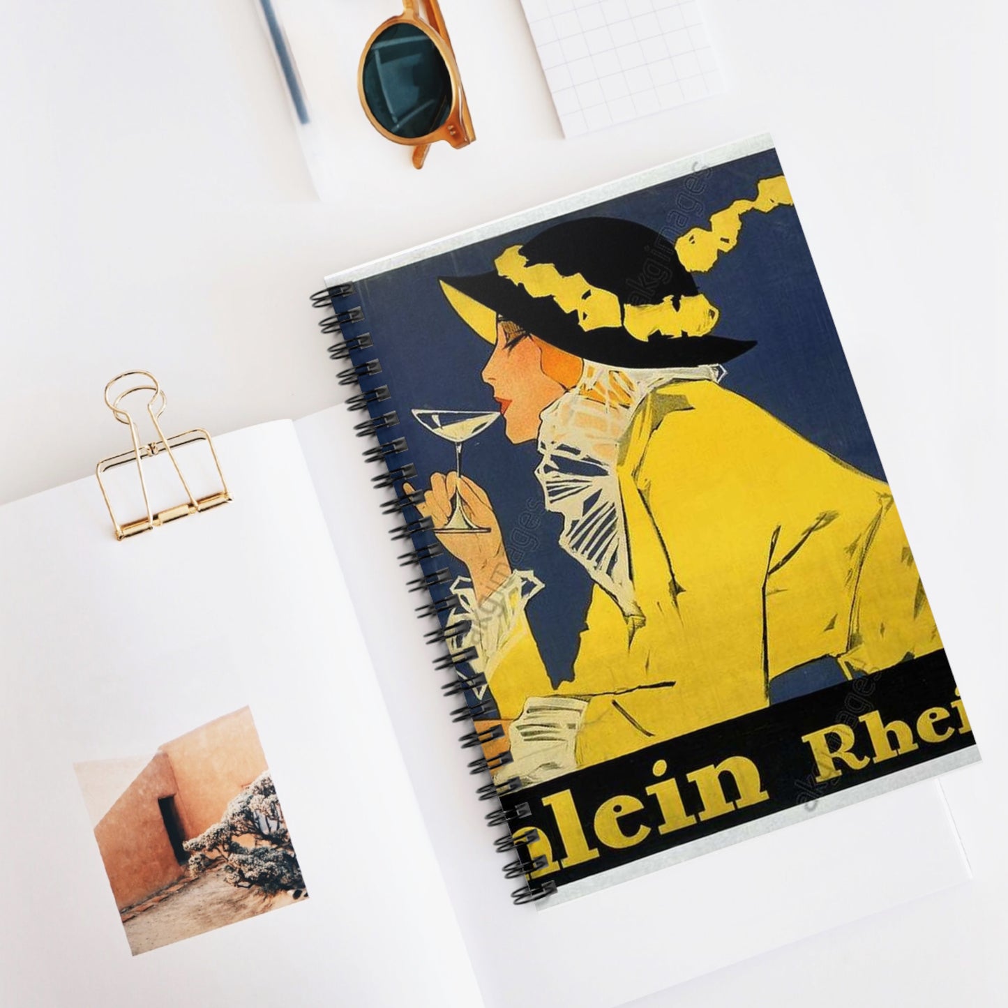 Fritz Rumpf (1888-1949) - Söhnlein Rheingold, c. 1910 Spiral Bound Ruled Notebook with Printed Cover