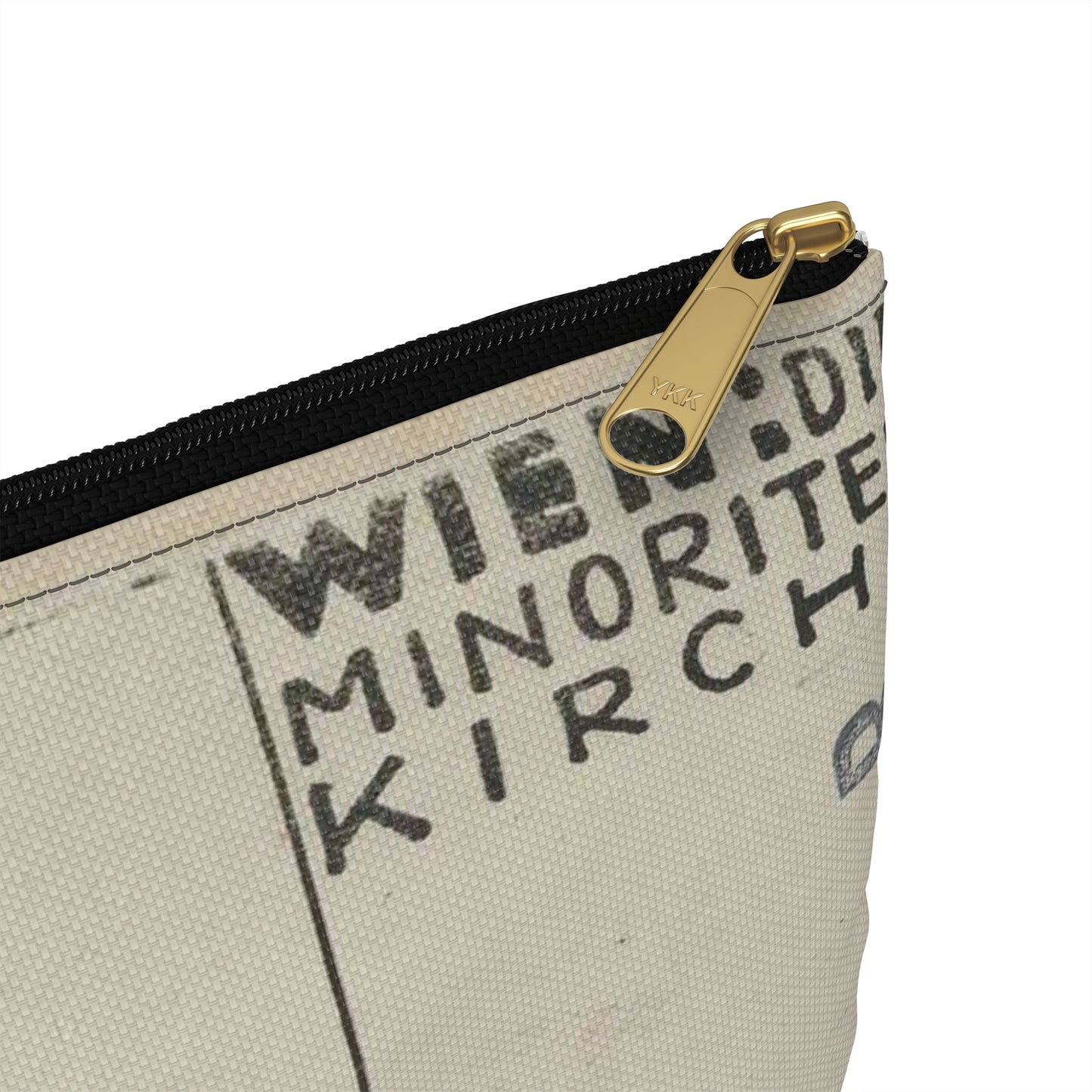 Vienna- Minorite Church (Wien- Die Minoriten Kirche) MET DP844339 Large Organizer Pouch with Black Zipper