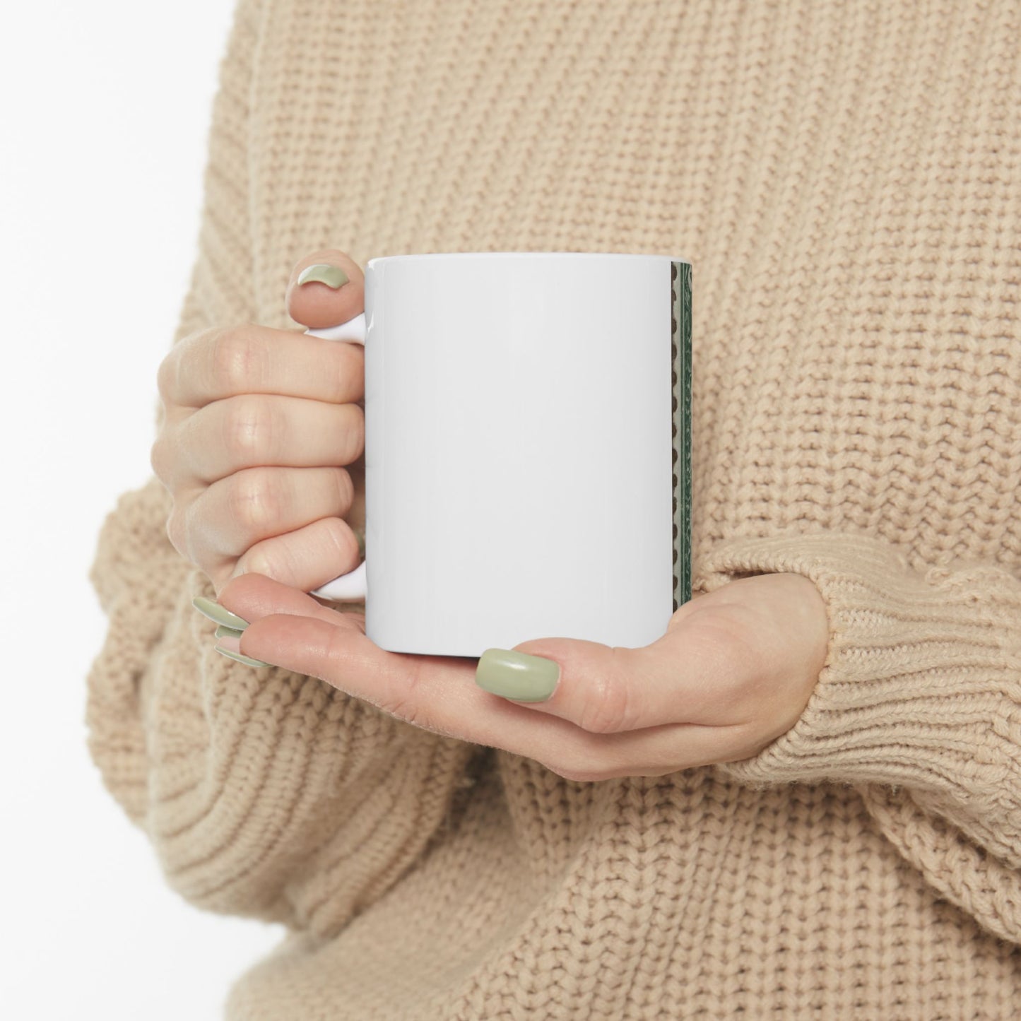 Frimärke ur Gösta Bodmans filatelistiska motivsamling, påbörjad 1950.Frimärke från Belgiska Kongo, 1931. Musiserande män från Batetela, Kongo. Beautiful Novelty Ceramic Coffee Mug 11oz