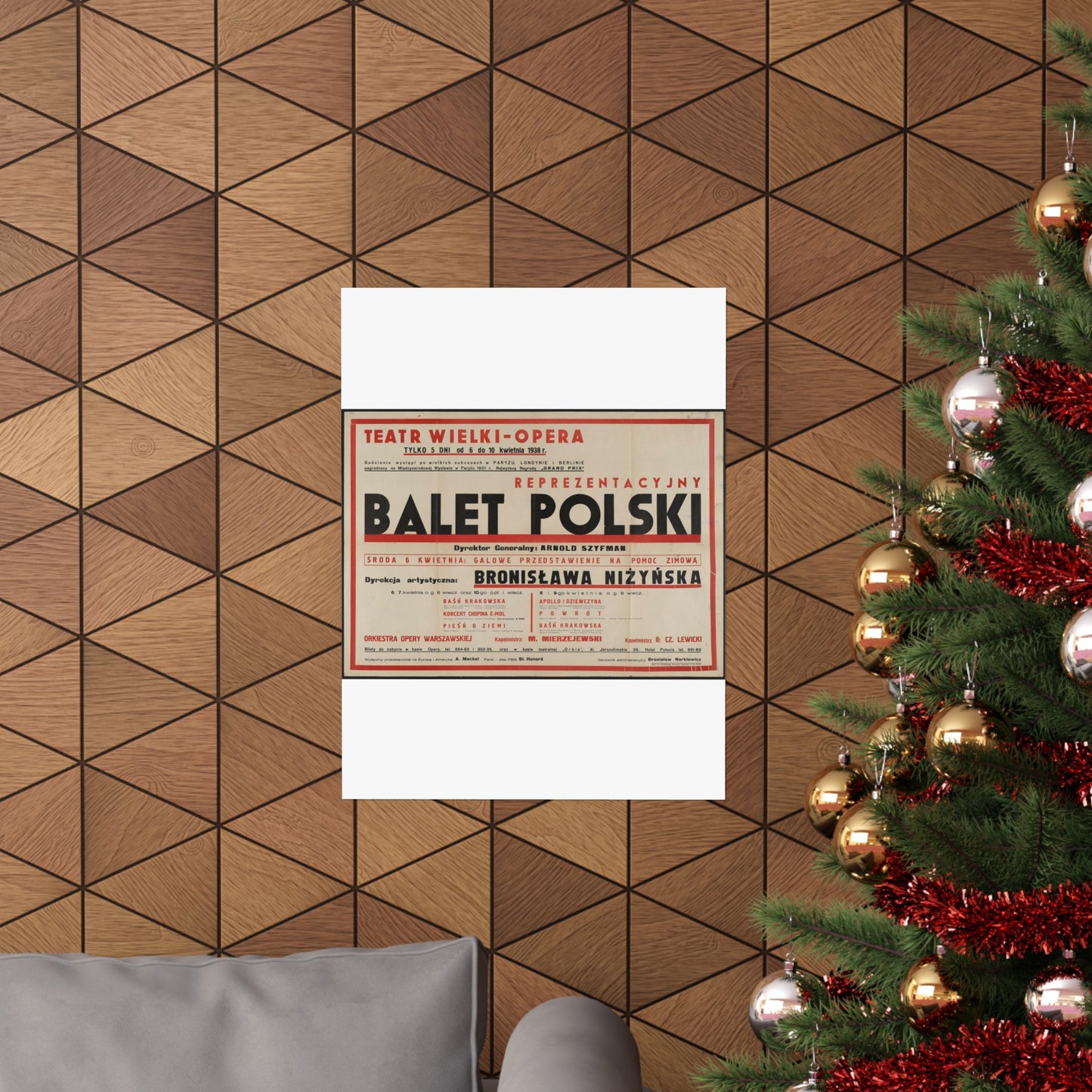 Balet Polski [2] High Quality Matte Wall Art Poster for Home, Office, Classroom