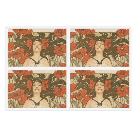 The century, August, midsummer holiday number Laminated UV Protective Vinyl Stickers