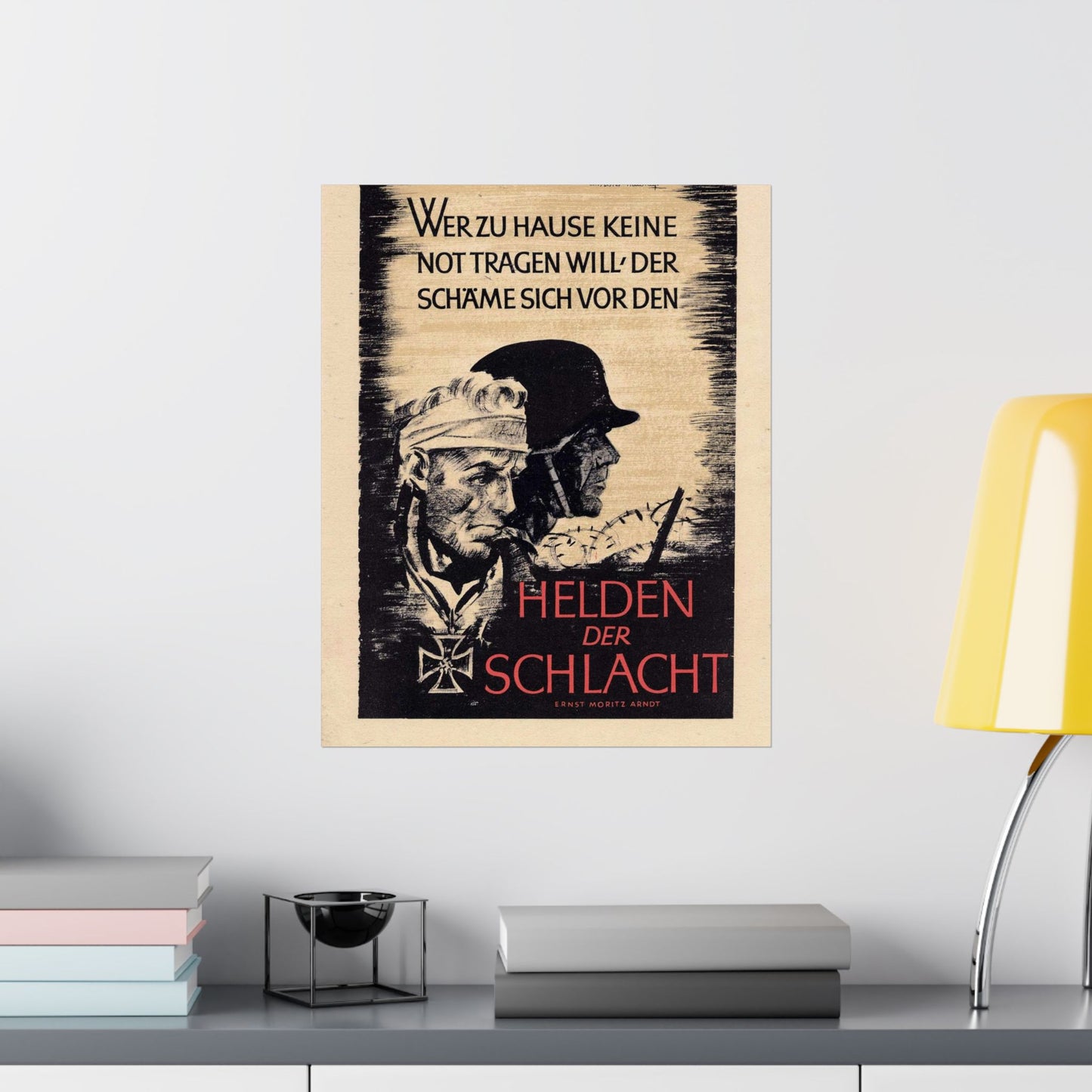 Wochenspruch der NSDAP 16 August 1942 High Quality Matte Wall Art Poster for Home, Office, Classroom