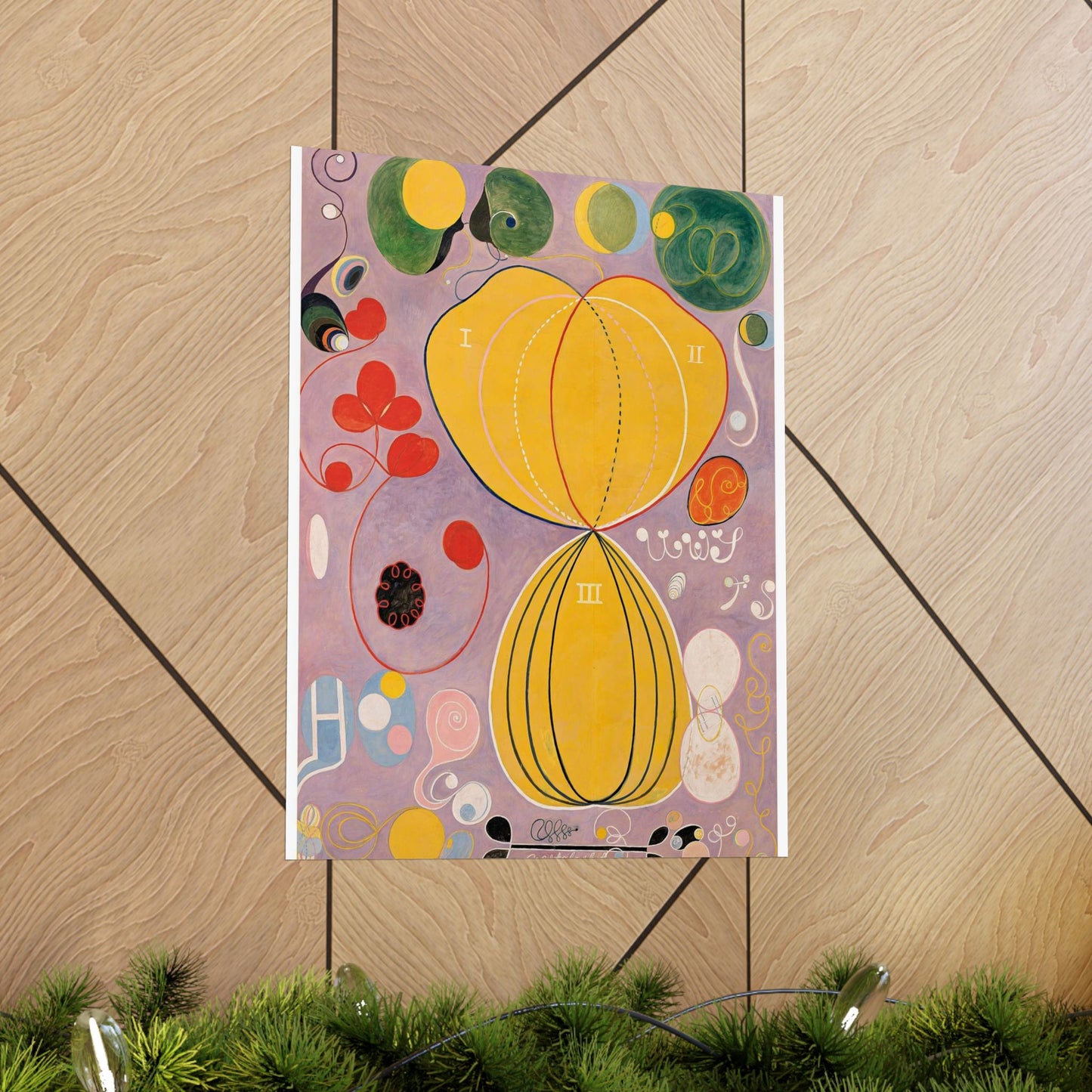 Hilma af Klint - The Ten Largest No. 7 - Adulthood - 1907 High Quality Matte Wall Art Poster for Home, Office, Classroom