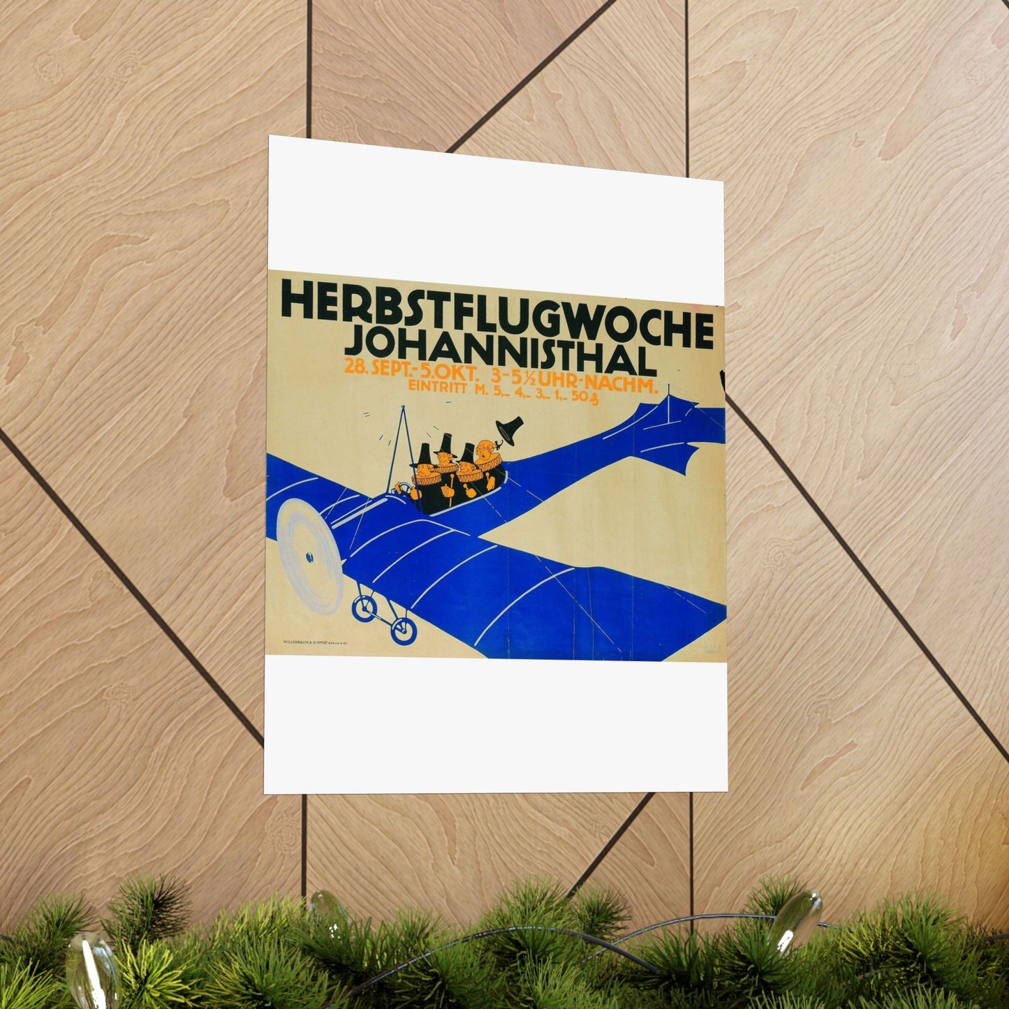 Herbstflugwoche Johannisthal - Julius Klinger High Quality Matte Wall Art Poster for Home, Office, Classroom