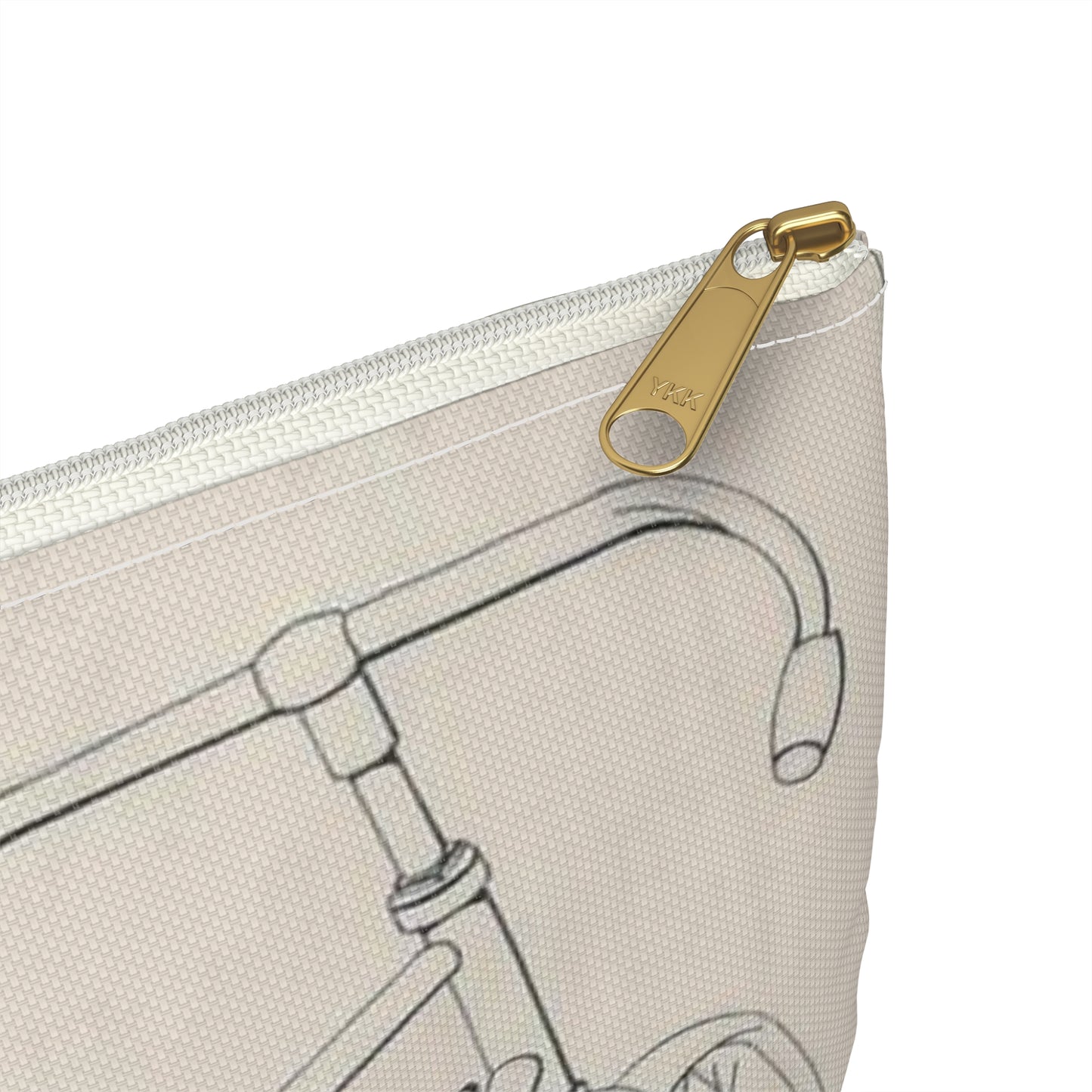 Patent drawing - for J. J. Hentz' Bicycle Public domain  image Large Organizer Pouch with Black Zipper