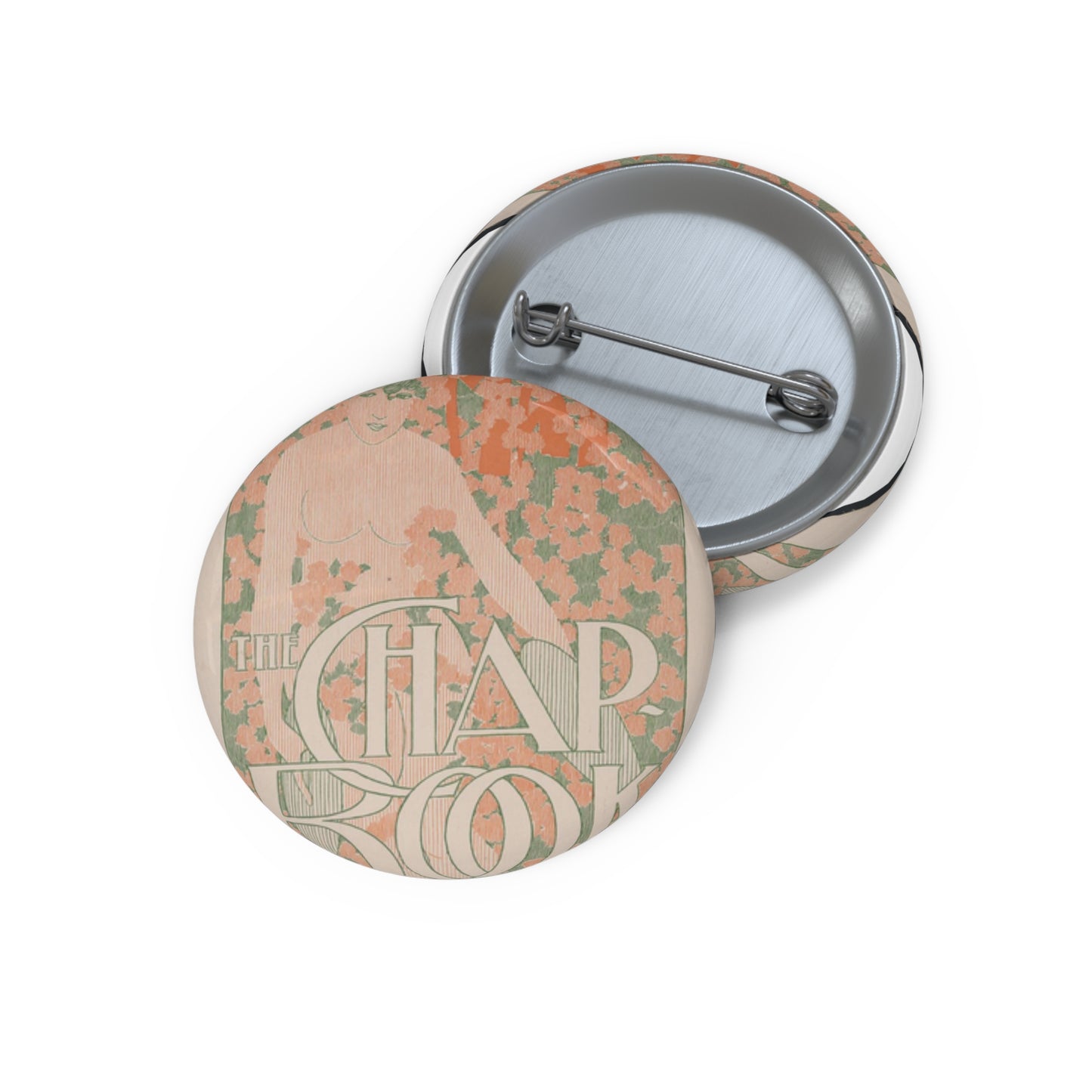 The Chap-book No. 4: May. - Public domain book illustration Pin Buttons with Crisp Design