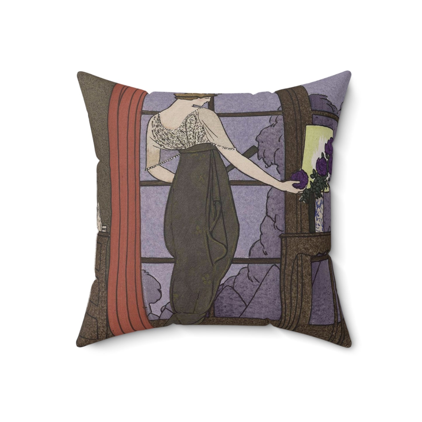 Gazette du bon ton, art, modes et frivolités, n°1 Decorative Accent Square Pillow