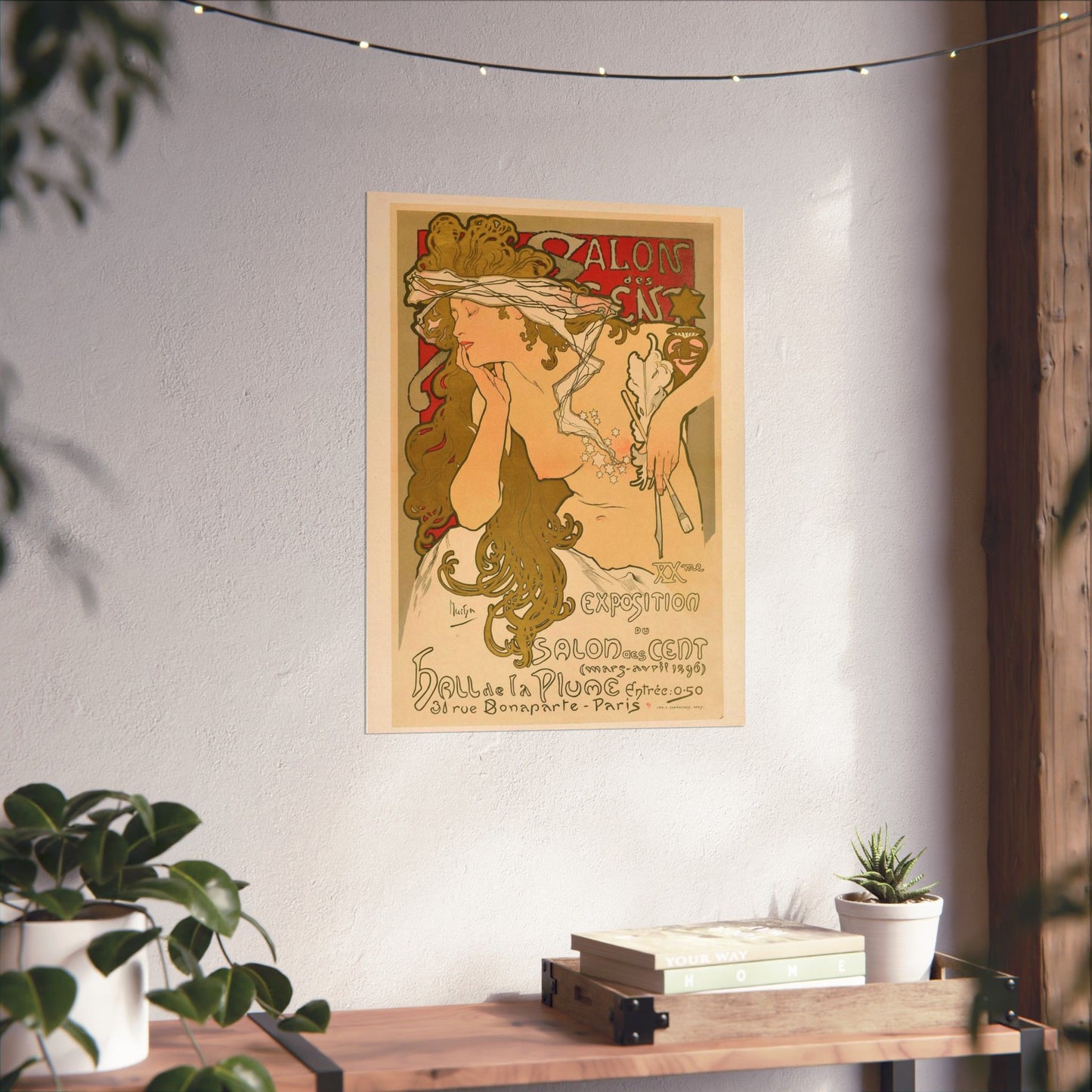 Salon des Cent (20) - mars 1896 High Quality Matte Wall Art Poster for Home, Office, Classroom