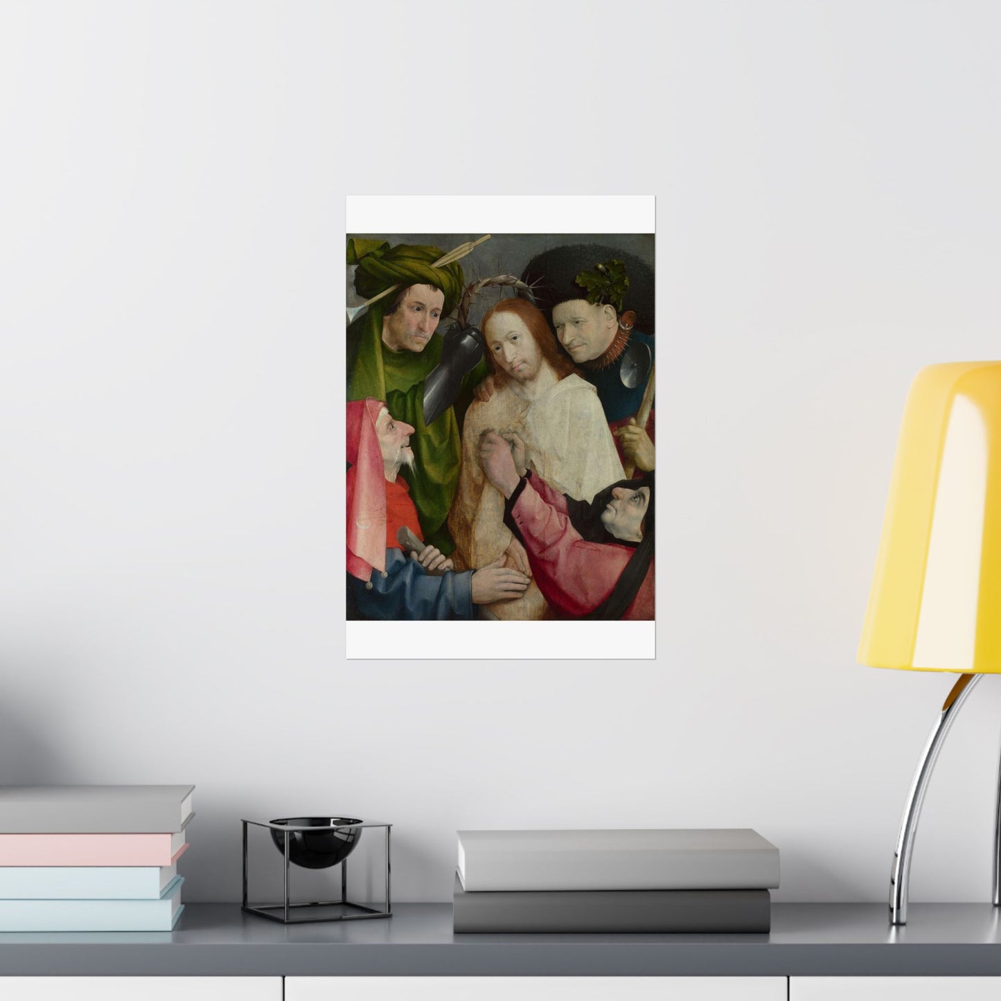Hieronymus Bosch - Christ Mocked (The Crowning with Thorns) - Google Art Project High Quality Matte Wall Art Poster for Home, Office, Classroom