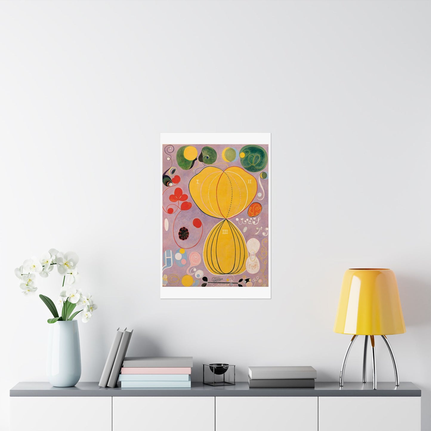 Hilma af Klint - The Ten Largest No. 7 - Adulthood - 1907 High Quality Matte Wall Art Poster for Home, Office, Classroom