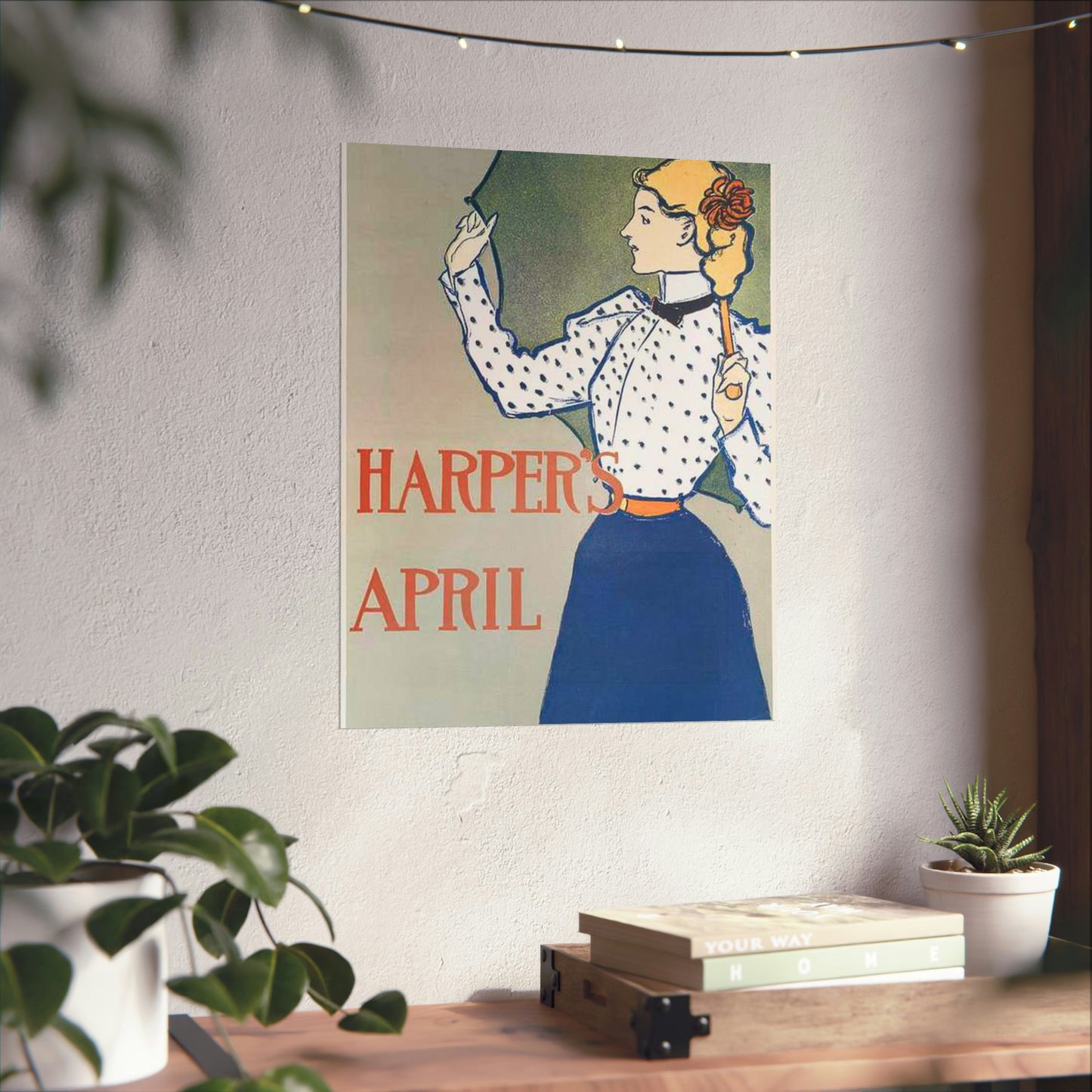 Edward Penfield, Harper's April High Quality Matte Wall Art Poster for Home, Office, Classroom