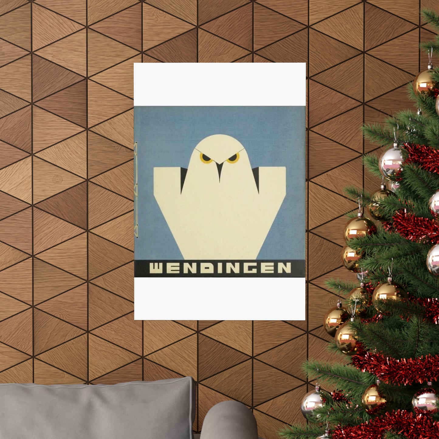 Wendingen Series 12 No. 01 - Art Deco public domain image High Quality Matte Wall Art Poster for Home, Office, Classroom