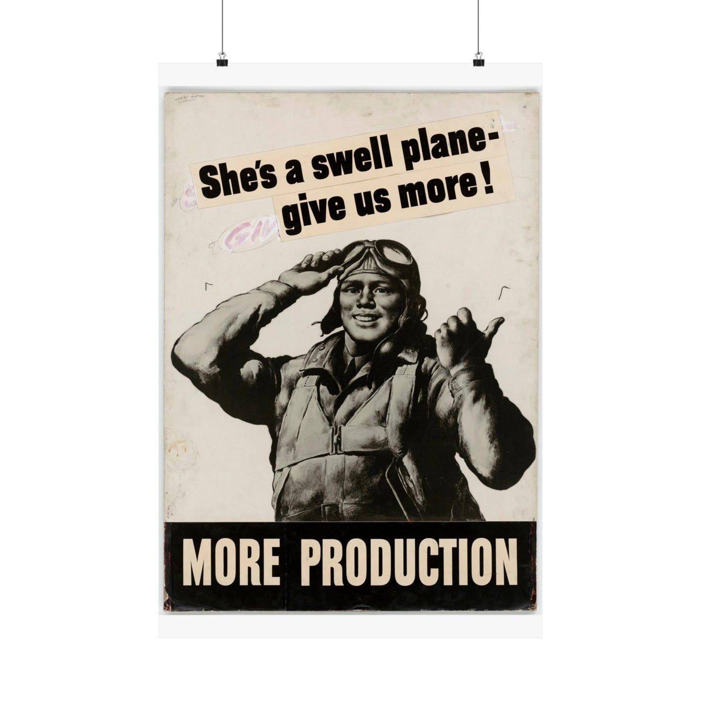 She's a swell plane - give us more!  MORE PRODUCTION [Riggs] High Quality Matte Wall Art Poster for Home, Office, Classroom