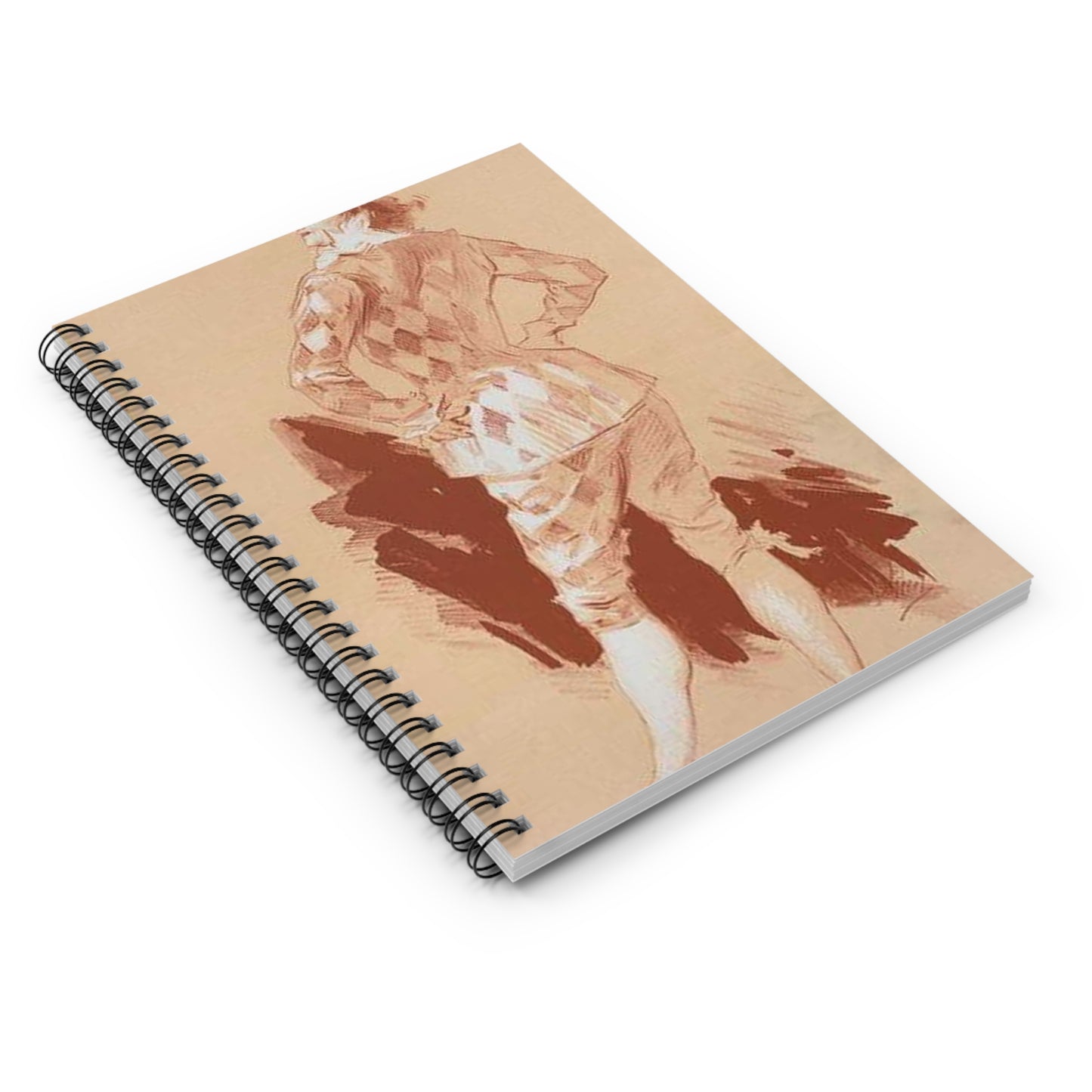 Dessin original pour la couverture des Maîtres de l'Affiche. Spiral Bound Ruled Notebook with Printed Cover