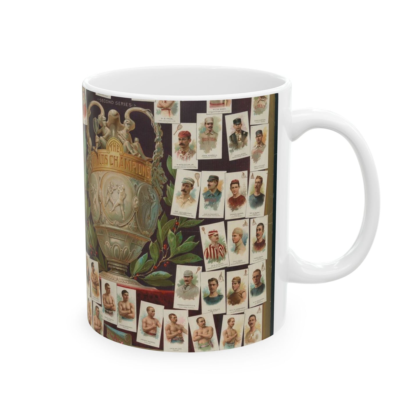 Allen & Ginter. Richmond, Virginia Richmond straight cut no. 1 cigarettes Virginia brights. The worlds champions second series Beautiful Novelty Ceramic Coffee Mug 11oz