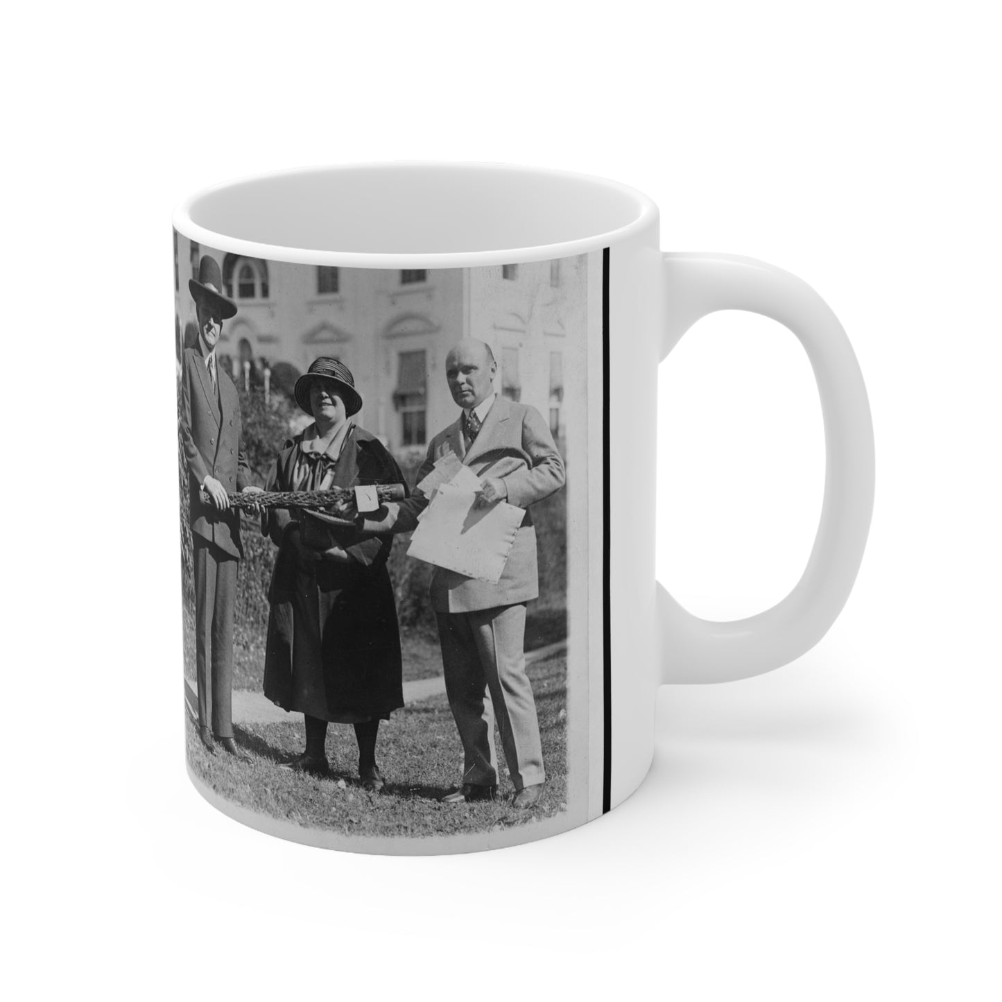 Mr. Coolidge becomes an honorary member of the Smoki [i.e., Hopi] tribe of Arizona--Miss Grace M. Sparks, Secty. of the Chamber of Commerce of Prescott, Ariz. and H.M. Watkins, Secty. of the Chamber of Phoenix Beautiful Novelty Ceramic Coffee Mug 11oz