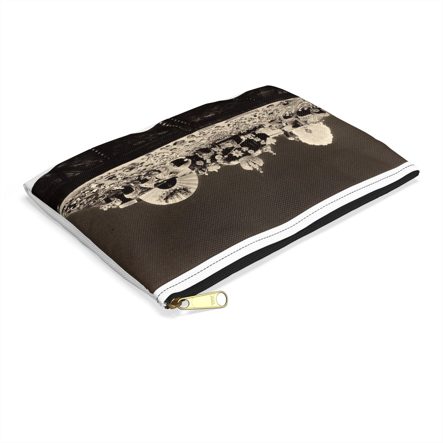 Jewels of the House of the Romanovs.Catalog of Academician A. Fersman. Large Organizer Pouch with Black Zipper