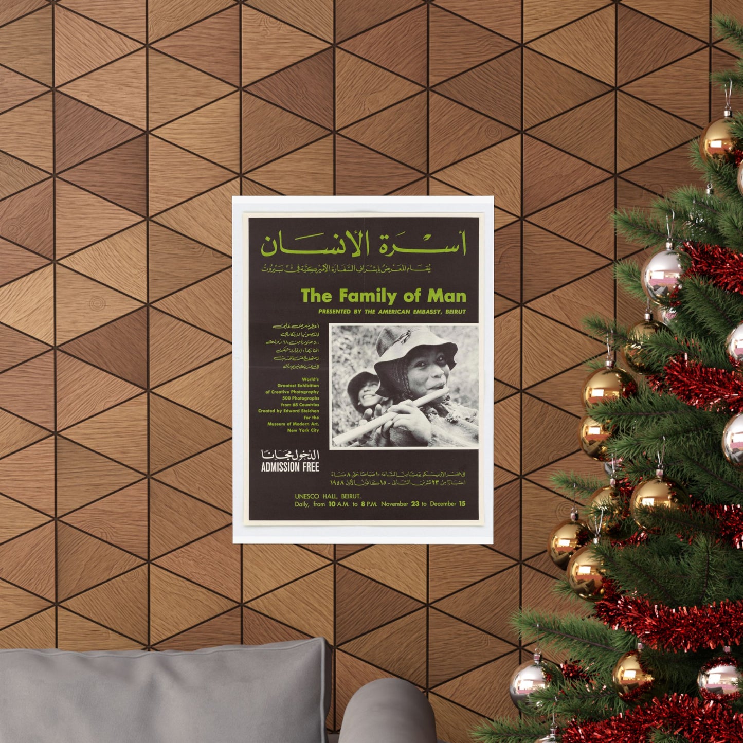 Poster: The Family of Man - Public domain portrait print High Quality Matte Wall Art Poster for Home, Office, Classroom