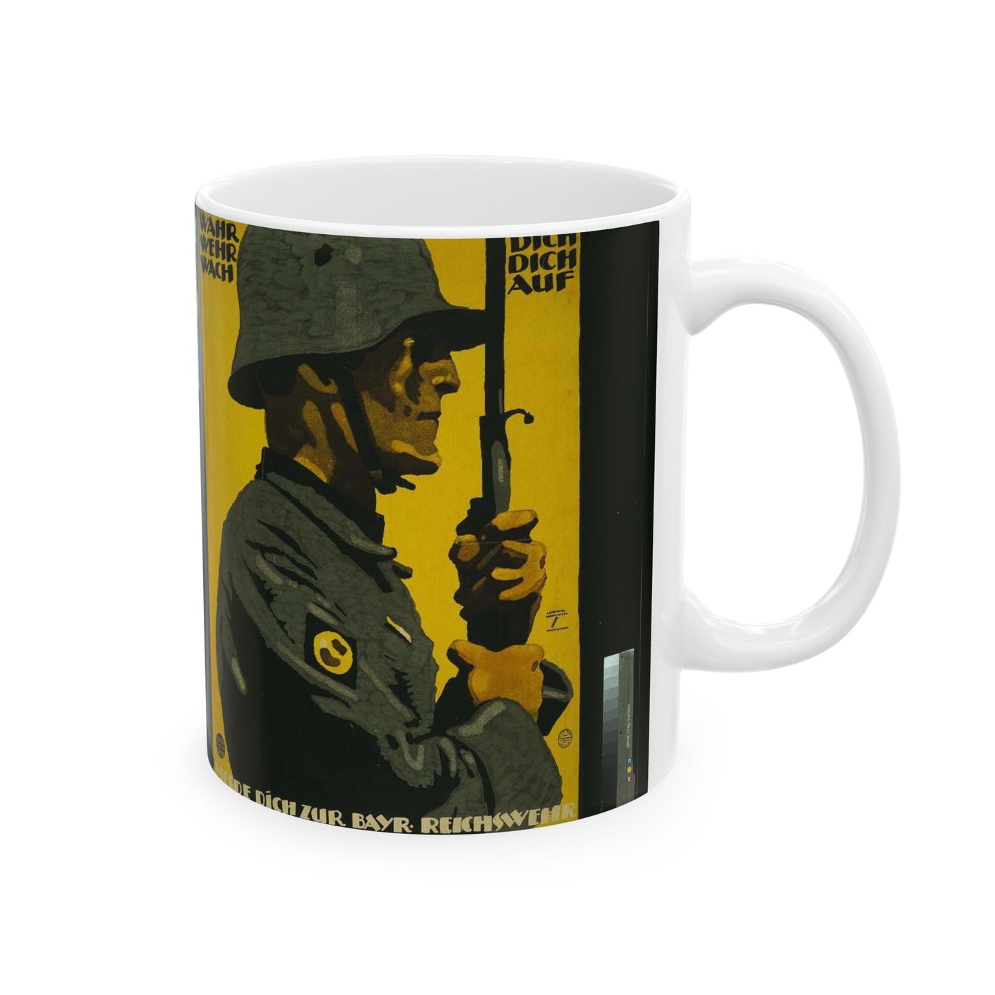 Wahr dich, Wehr dich, Wach auf. Melde dich zur Bayr. Reichswehr LCCN2004665968 Beautiful Novelty Ceramic Coffee Mug 11oz