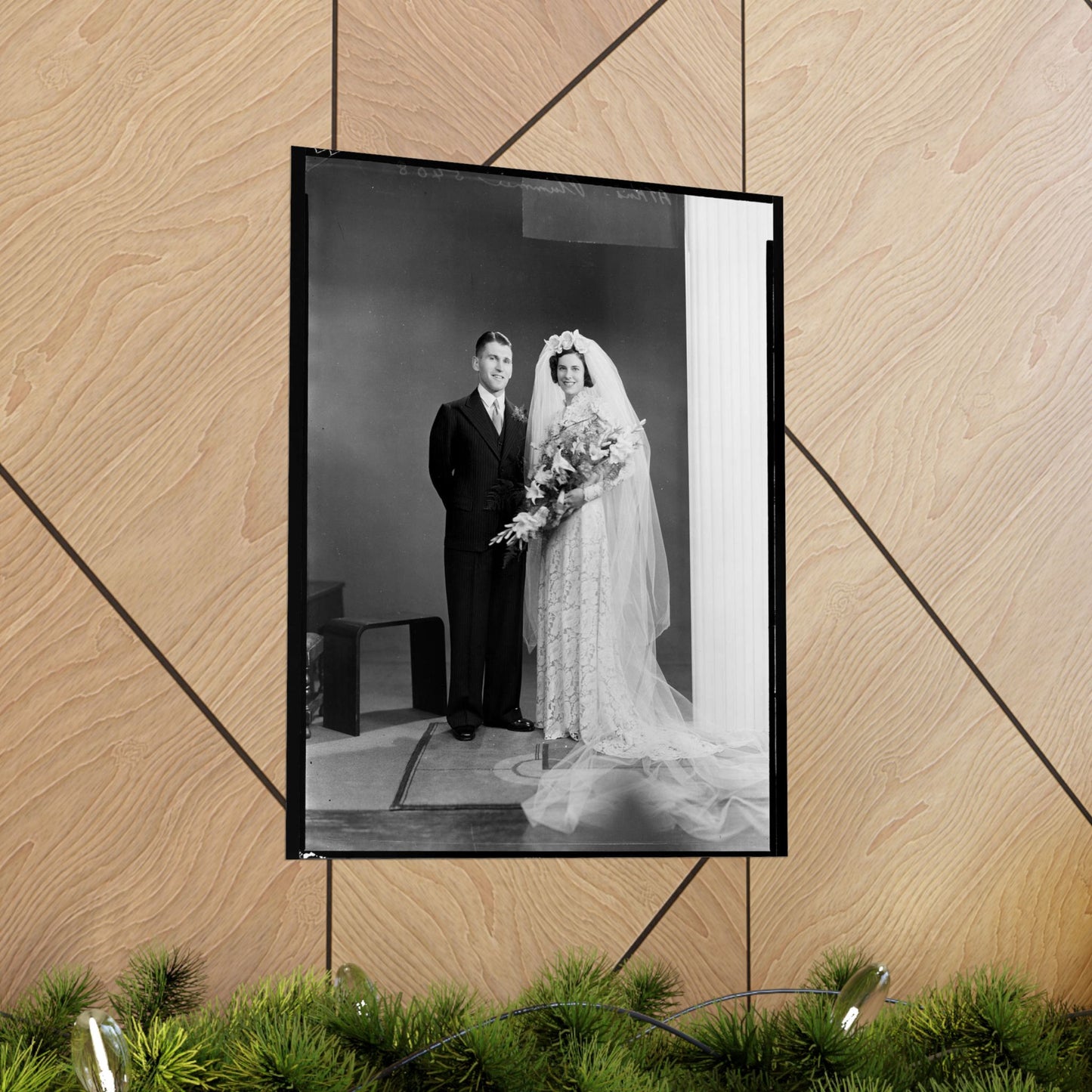 Atkins-Plummer wedding: the bride and groom High Quality Matte Wall Art Poster for Home, Office, Classroom